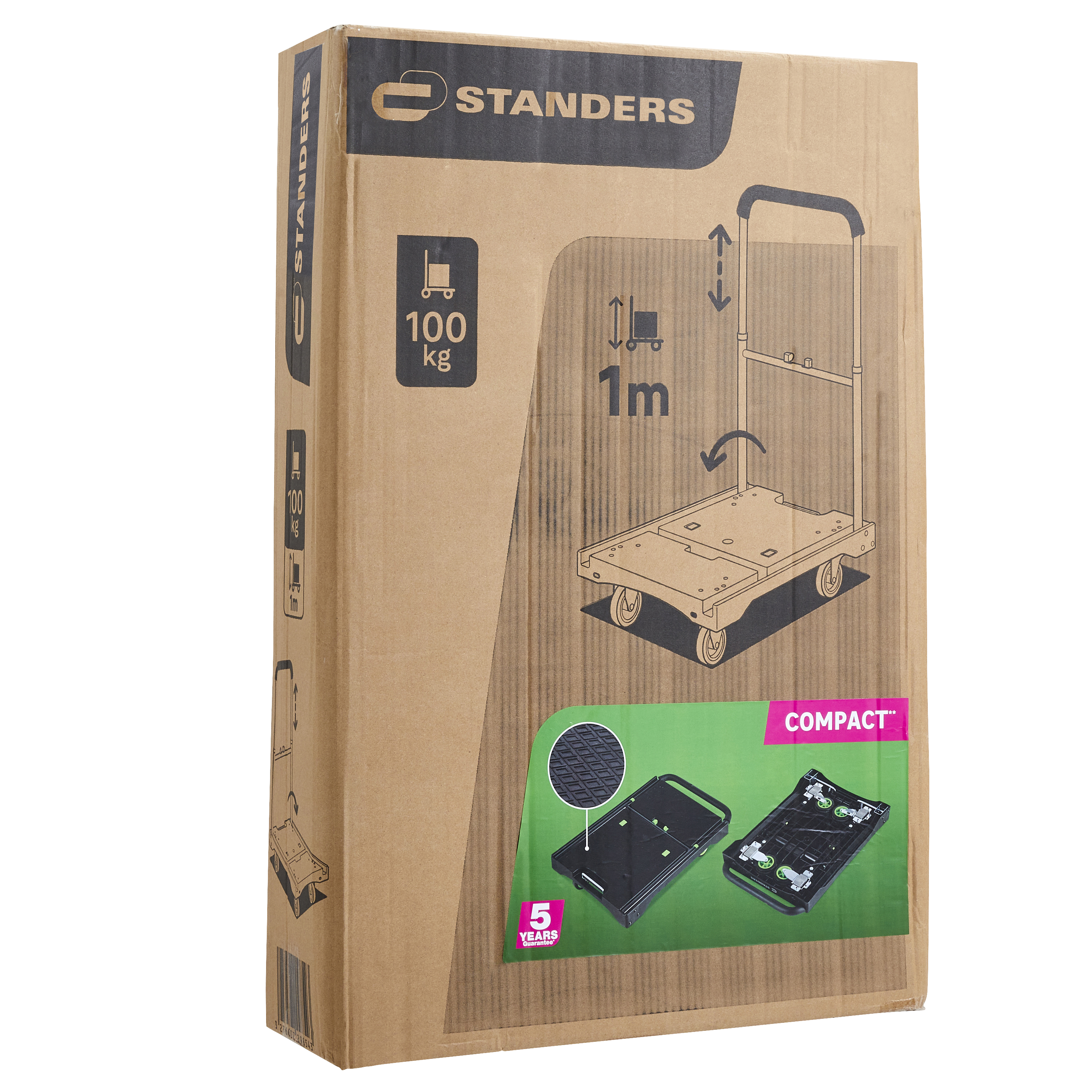 Carro transporte plataforma STANDERS DOBR 100KG - 9