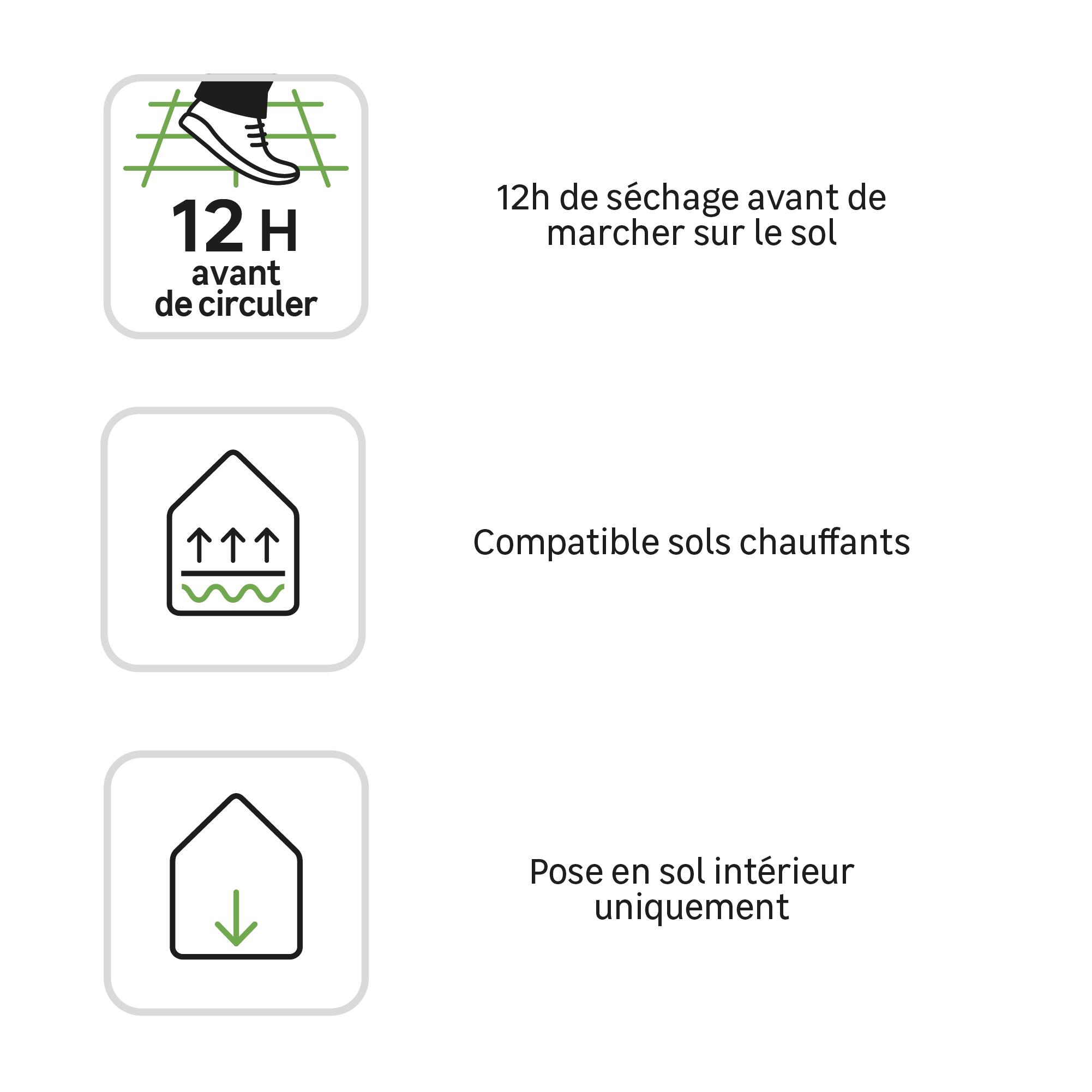 Colle pour moquette sol vinyle AXTON beige 6KG - 3