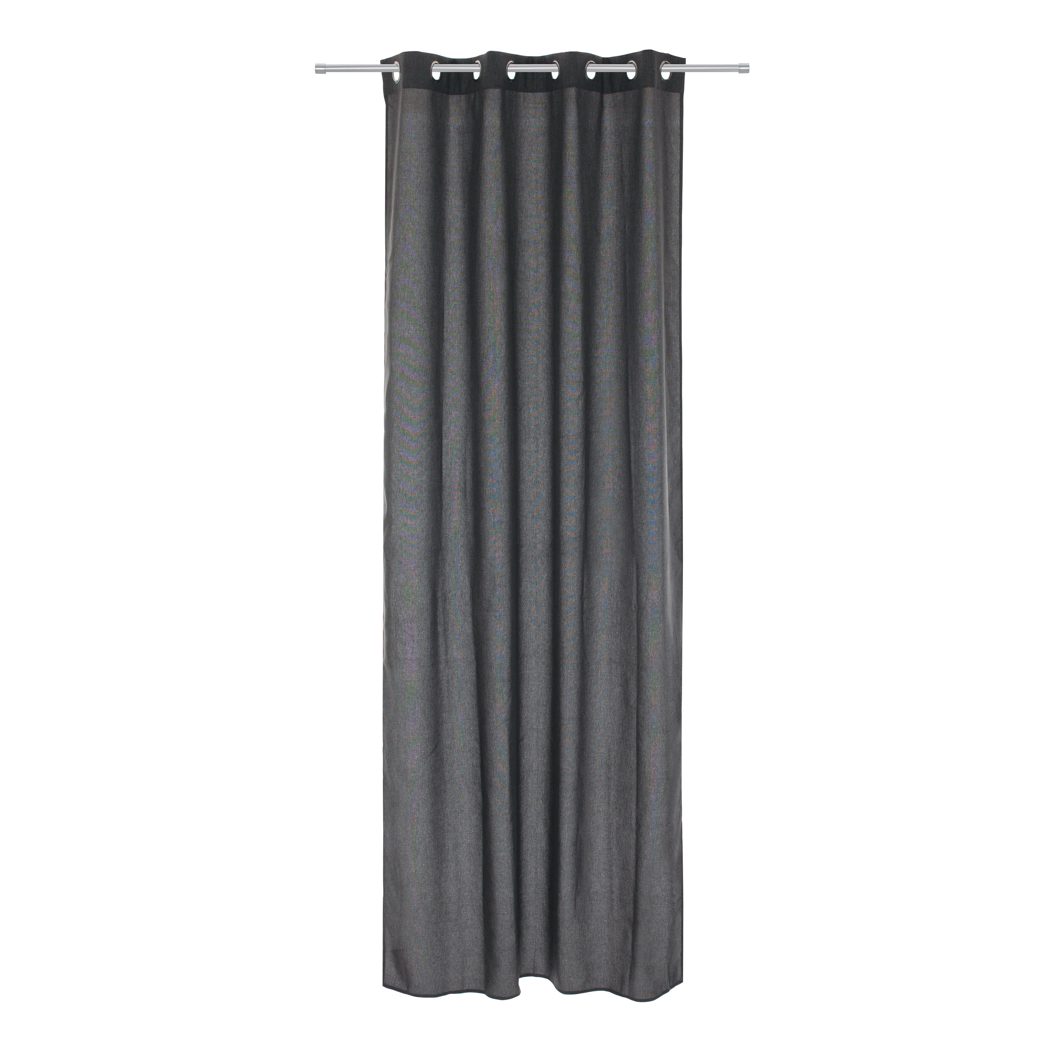 Tenda INSPIRE Looks grigio, lacci 140x280 cm - 5