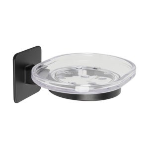 Set di 3 portasapone magnetici con ventosa | Design semplice e fissaggio potente | Acciaio inossidabile | Montaggio a parete | Nessuna foratura | Bagno | Cucina | WC