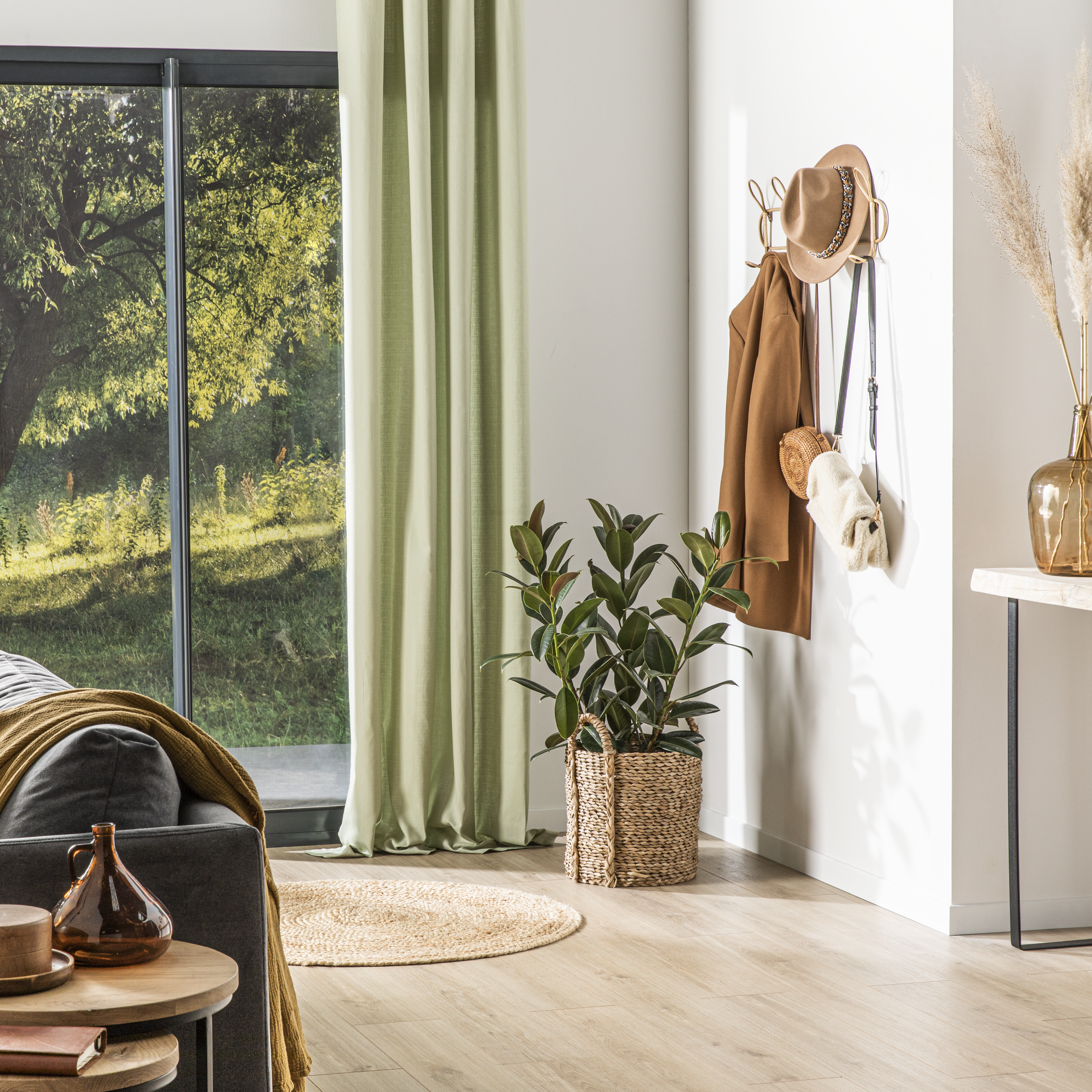 Cortinado ilhós Leya 140x280cm sage 5 Inspire - 5