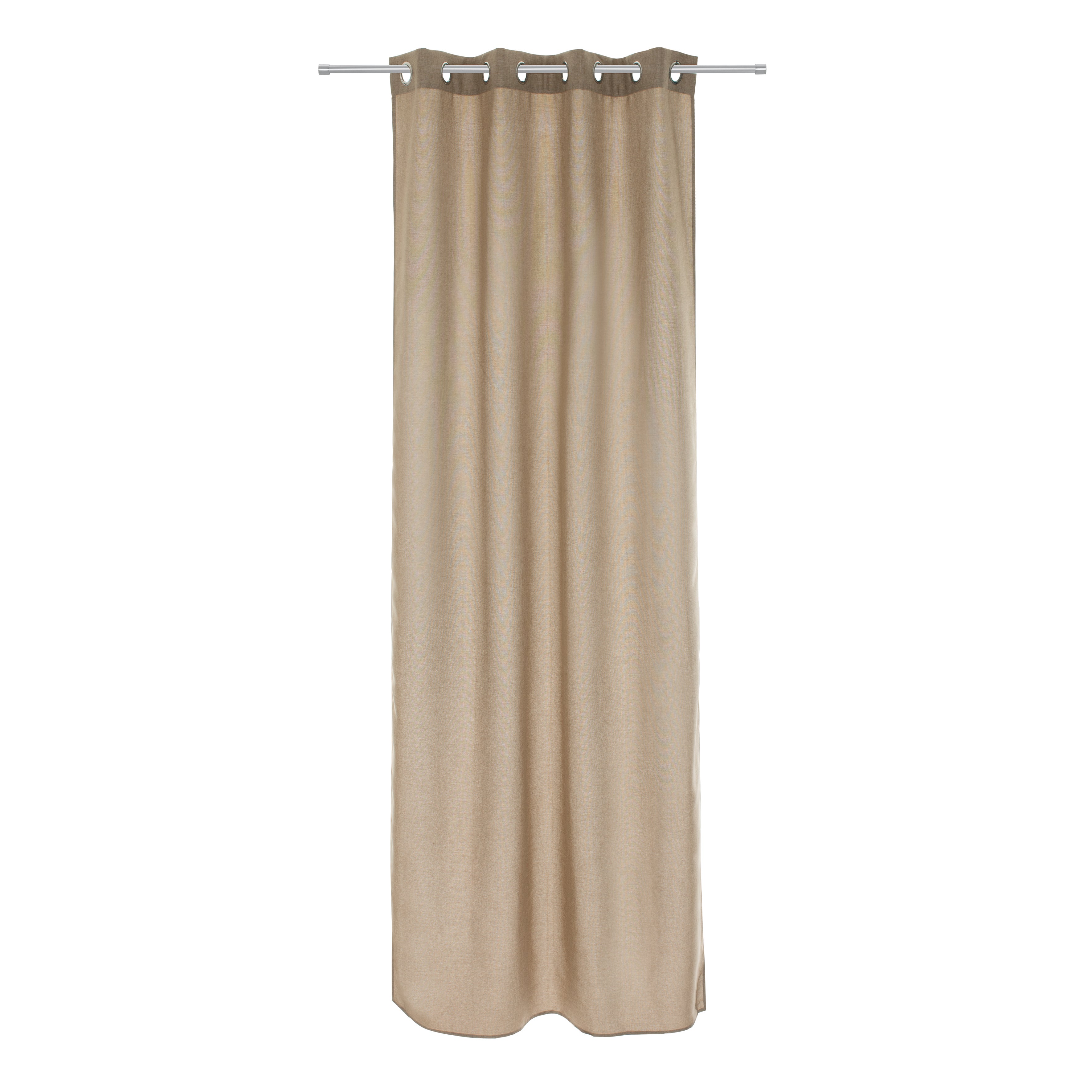 Tenda INSPIRE Looks tortora, occhiello 140x280 cm - 4