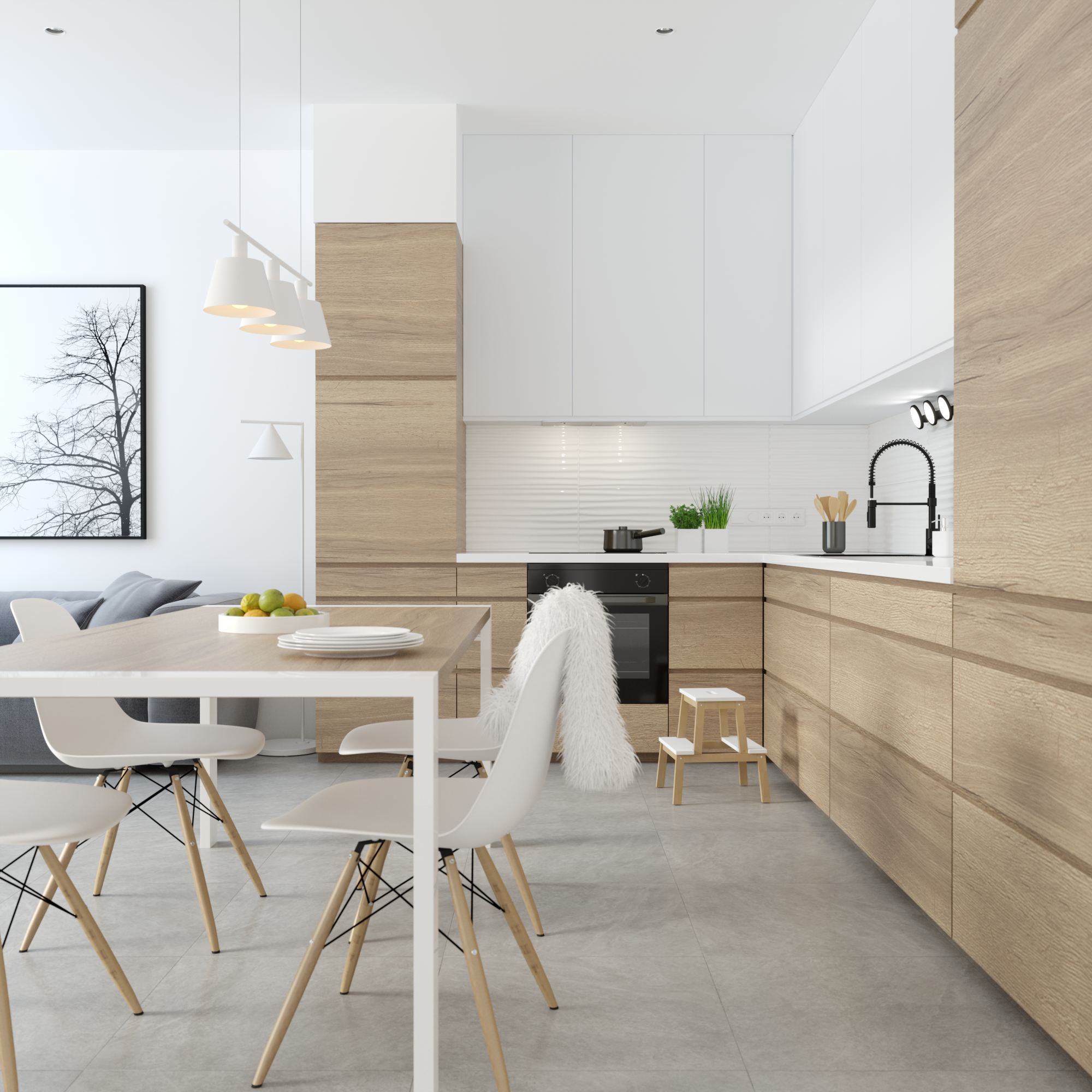 Pavimento / Revestimento cerâmico Artens Urban Perla 60x60 cm - 14