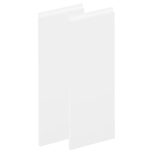 Lot de 2 portes de cuisine Tokyo blanc mat H.76.8 x l.29.7 cm Leroy Merlin Les bons plans des petits projets avant l'été