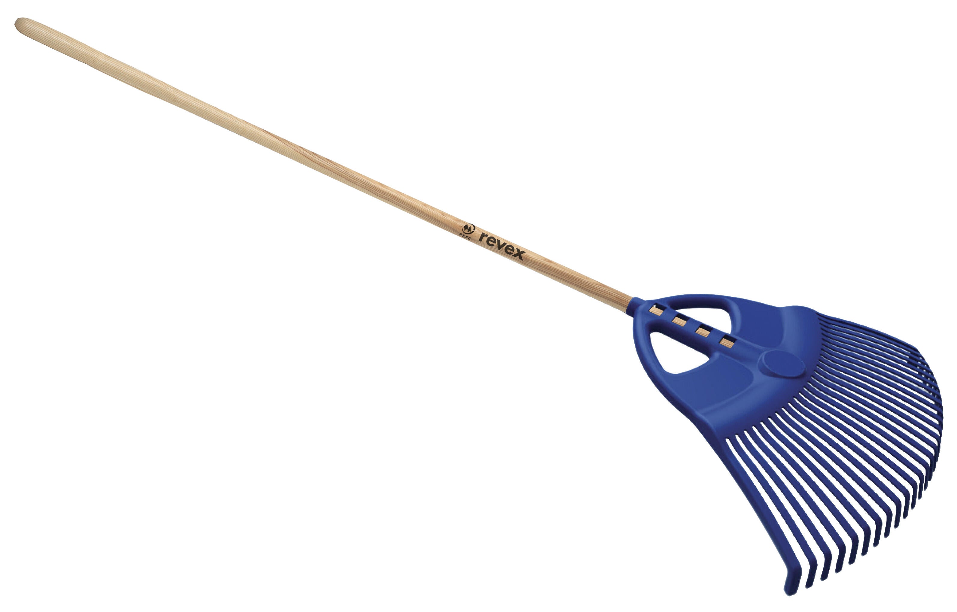 Balai 27 dents plastique manche 150cm REVEX - 2