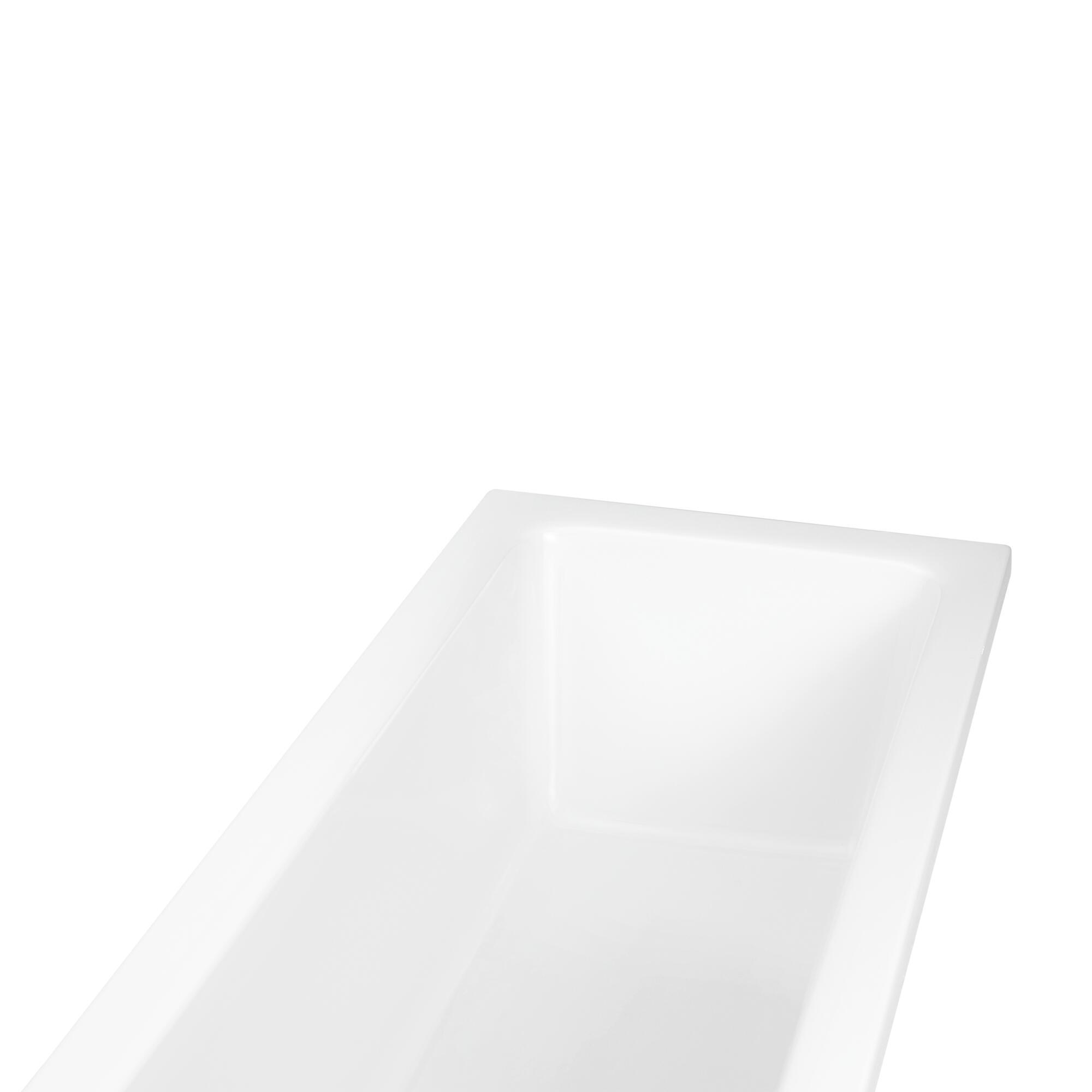 Baignoire rectangulaire L.170x l.75cm blanc SENSEA Remix - 13