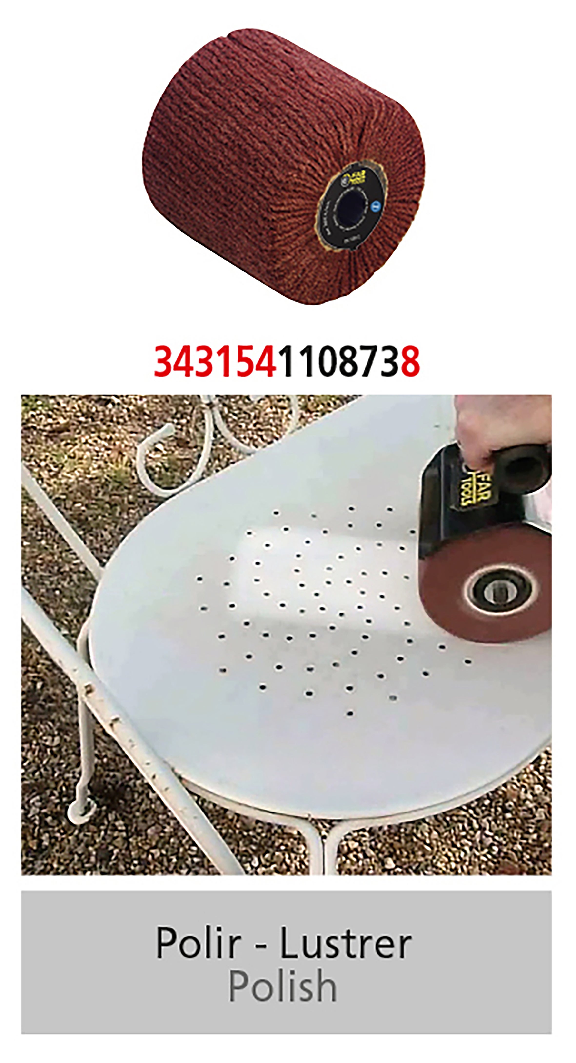 Brosse abrasive  FARTOOLS x L.100mm - 6