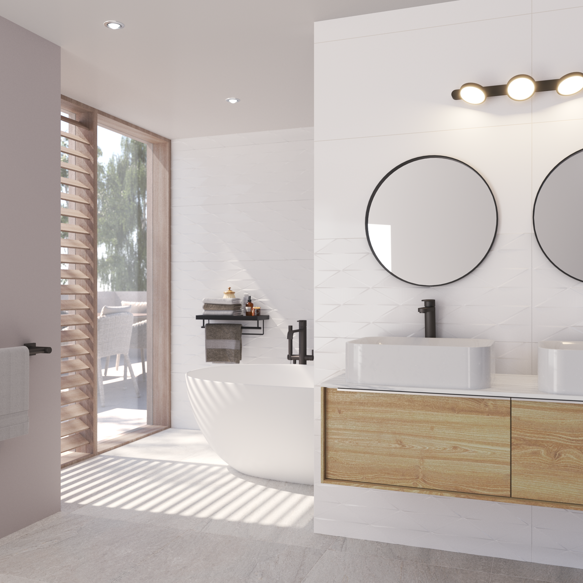 Azulejo porcelánico arctic efecto white glossy 40x120 cm artens