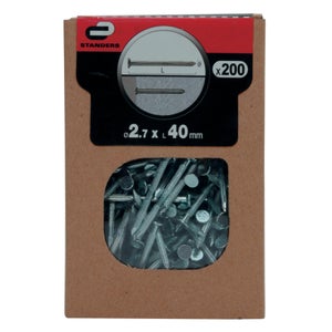 Chiodi Da Costruzione In Acciaio 3.5x60 Mm | Testa Piatta E Rotonda | Confezione Da 170 Pezzi | Per Legno E Fai-Da-Te