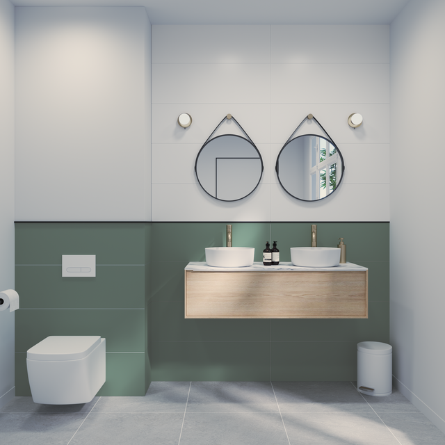 Carrelage mur intérieur blanc Arctic l.30 x L.90 cm ARTENS