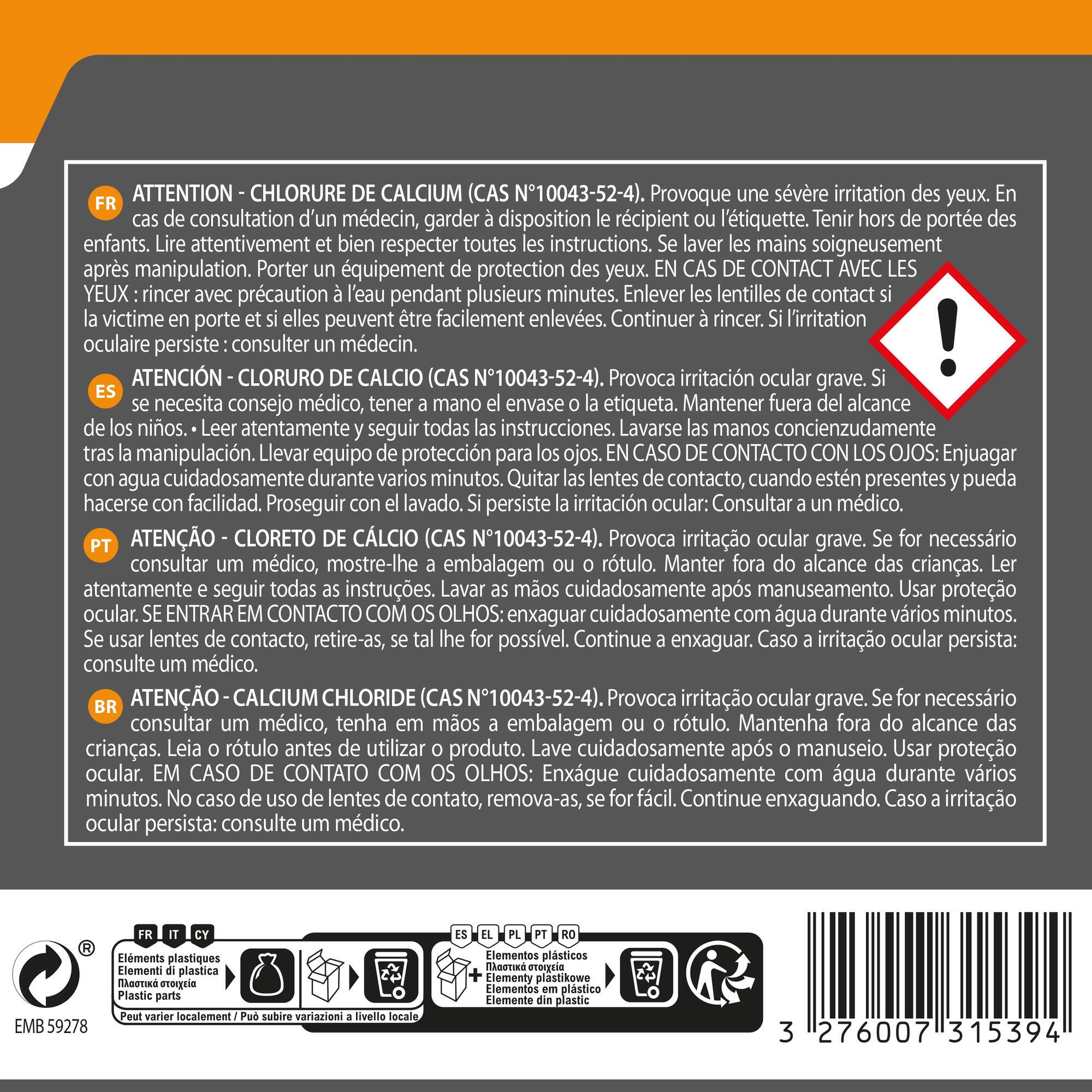 Lot de 6 recharges galet percé pour absorbeur d'humidité EQUATION 20 m² - 3