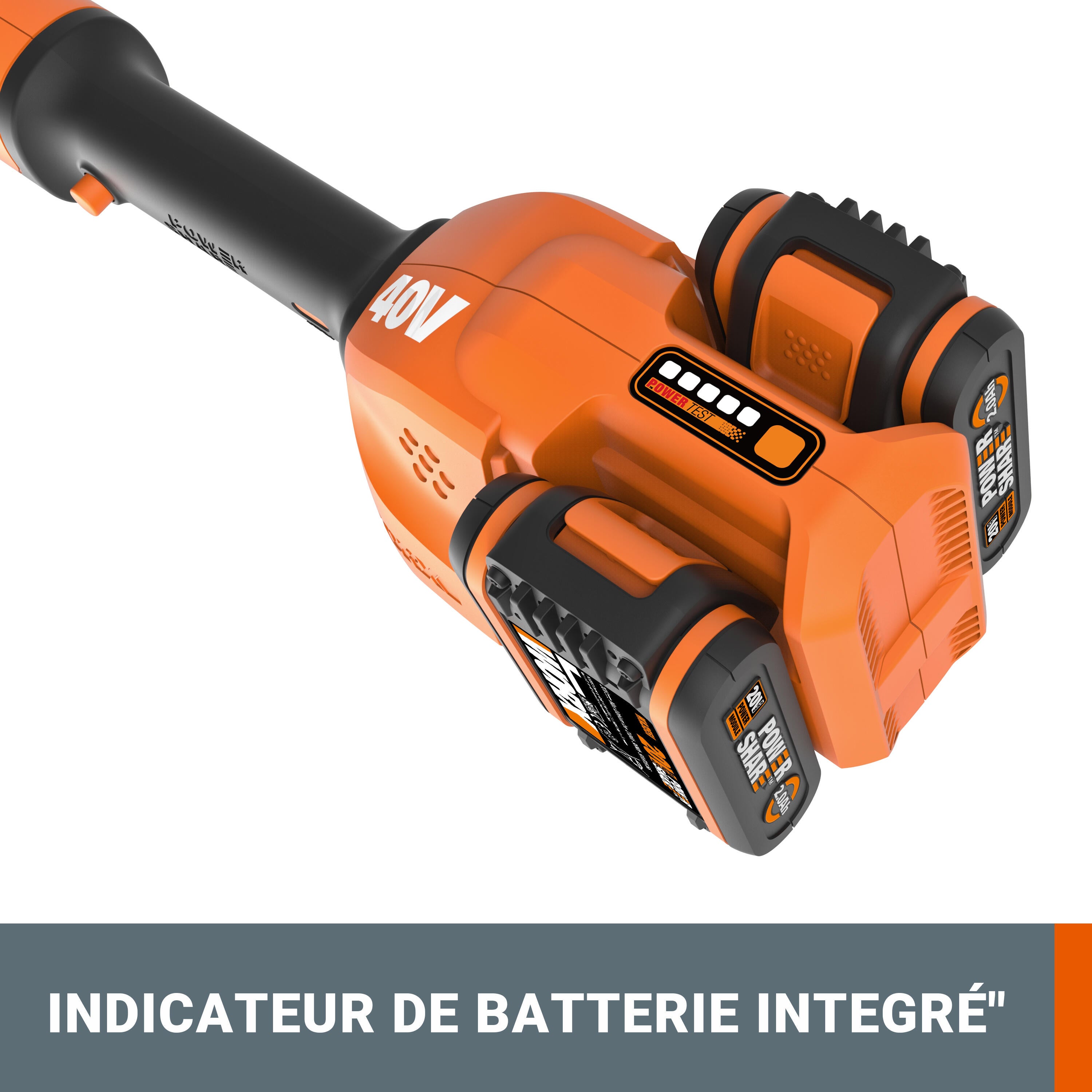 Coupe-bordures 2*20V WORX - WG183E.9 (Sans batterie ni chargeur) - 6