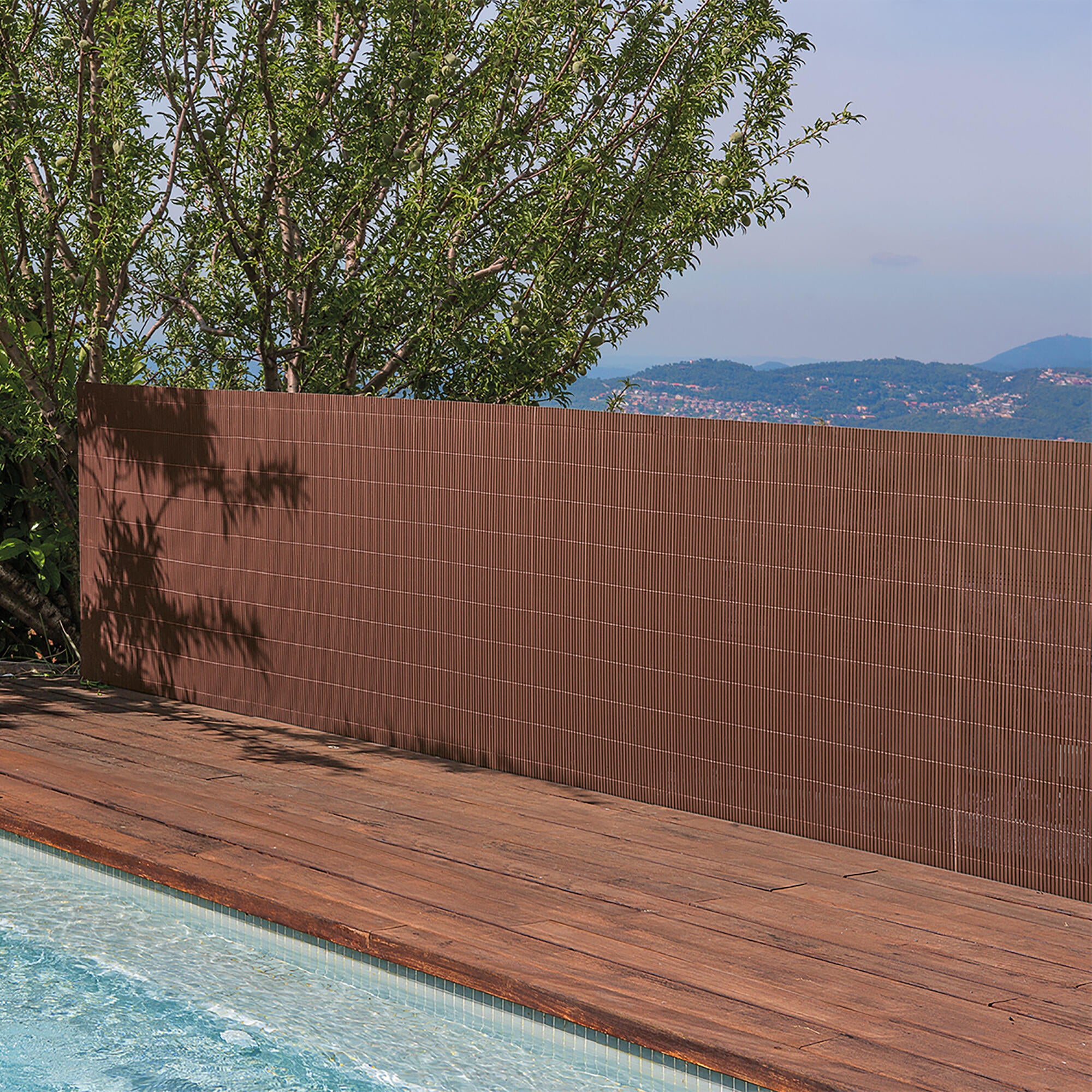 Canniccio doppia vista pvc TENAX Colorado marrone L 3 x H 1 m - 2