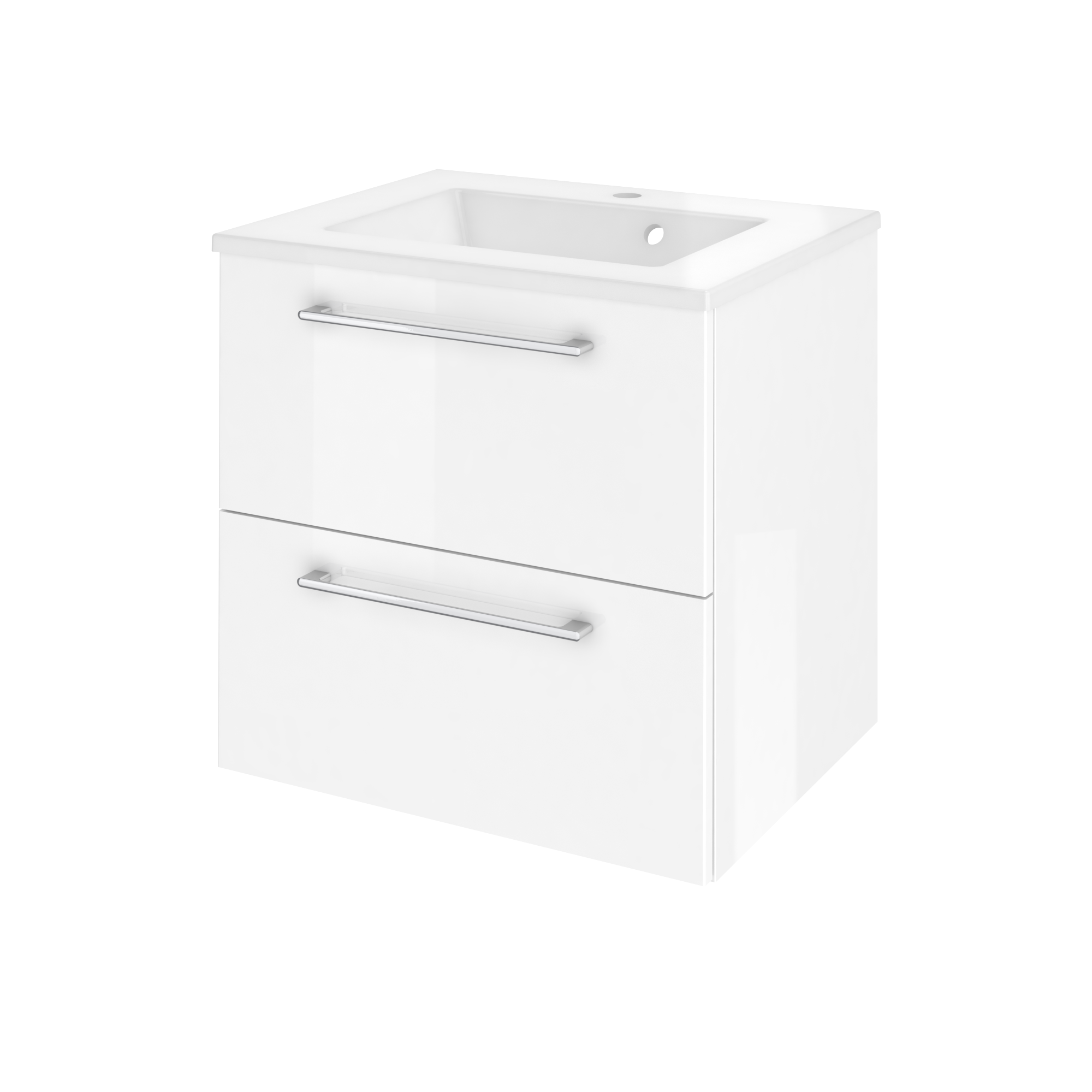 Szafka pod umywalkę Remix Biała 60 Sensea - 29
