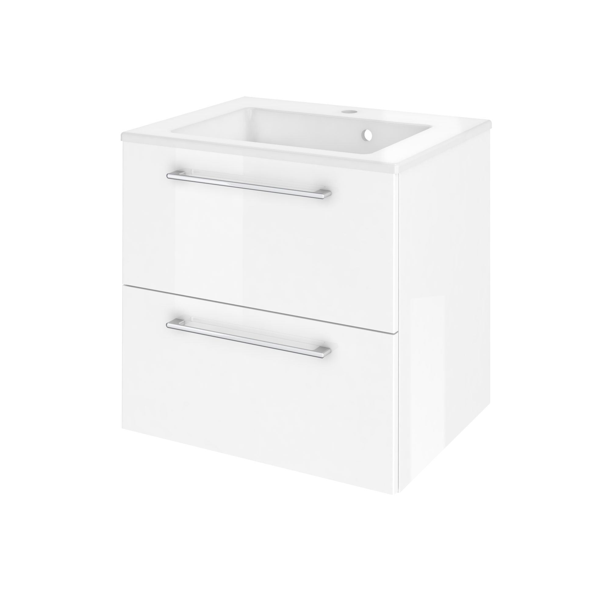 Szafka pod umywalkę Remix Biała 60 Sensea - 23
