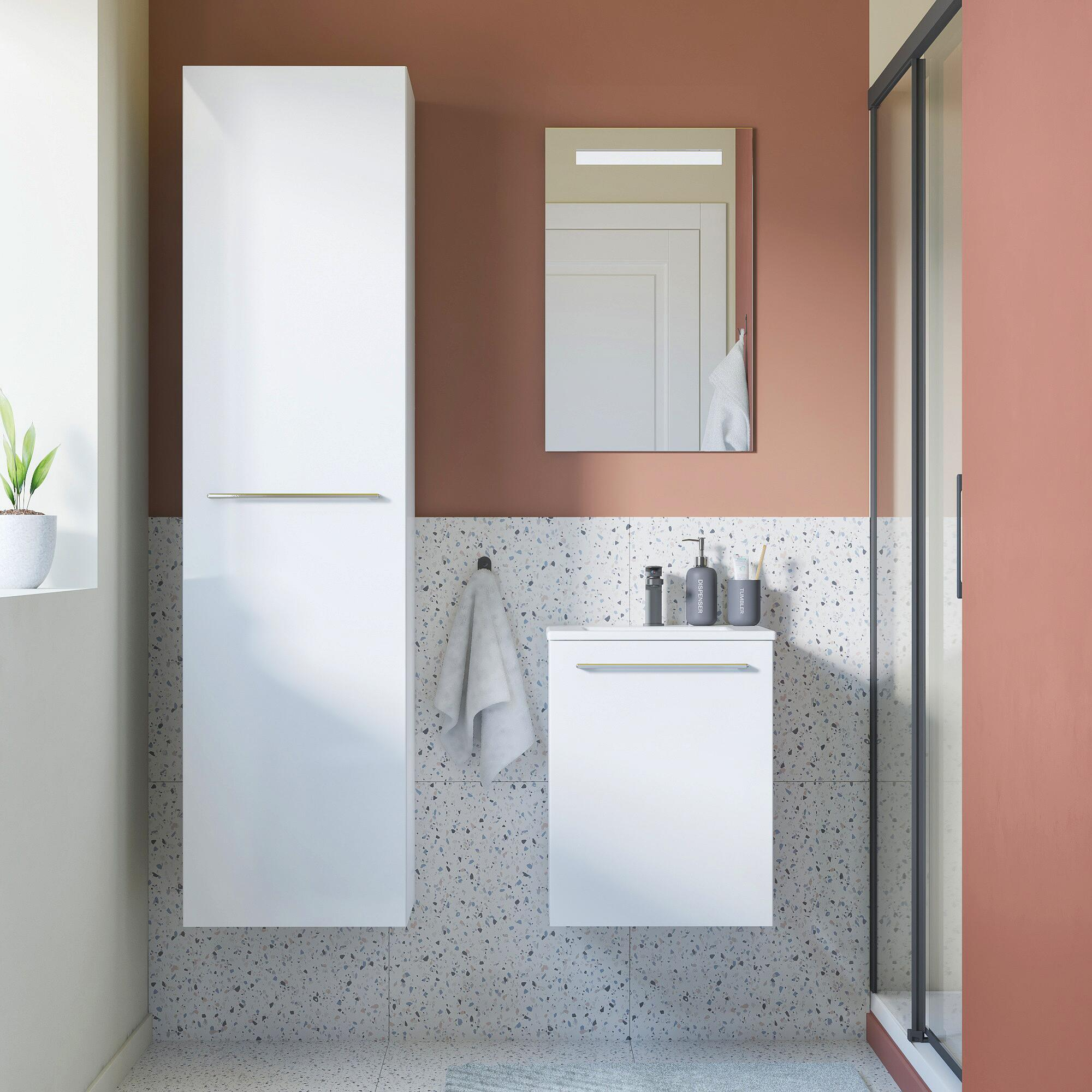 Porte, 1P, l.45 x H.173.1cm, Blanc-Blanc 0, Remix - 19