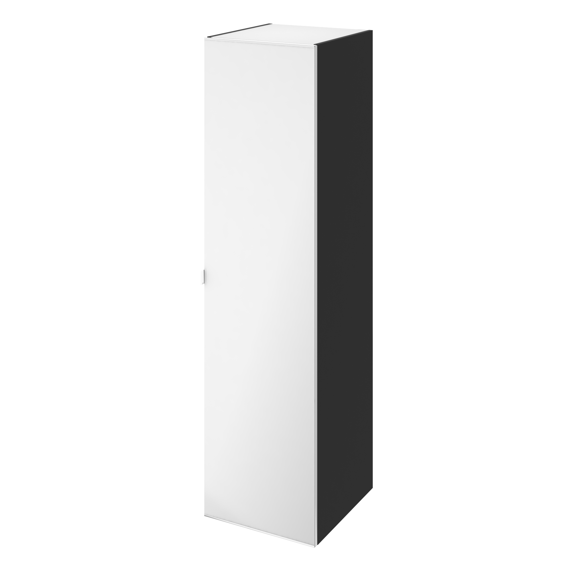 Armoire colonne de salle de bain l.45 x H.173 x P.46cm noir Remix - 11