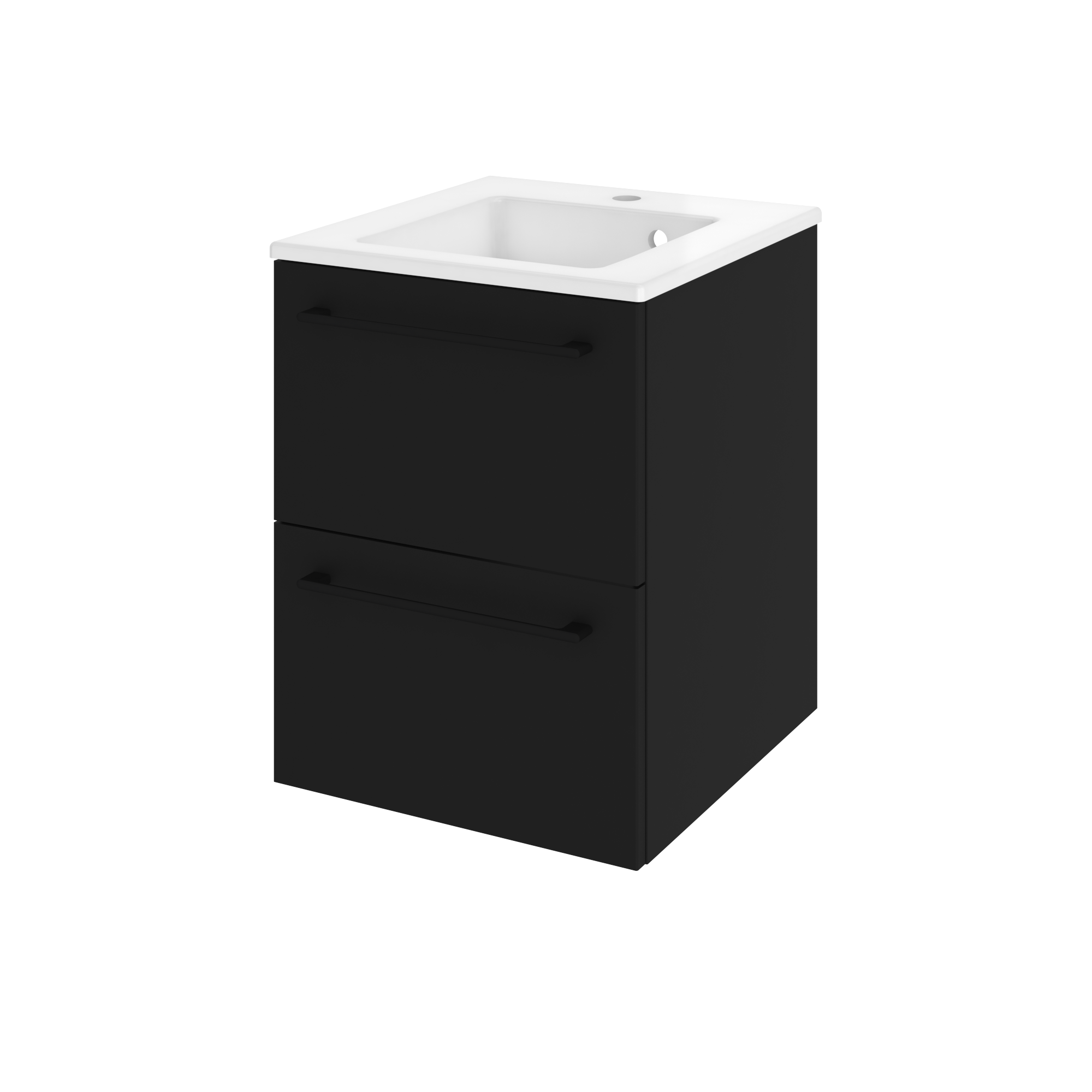 Szafka pod umywalkę Remix Black Mat 45 Sensea - 14