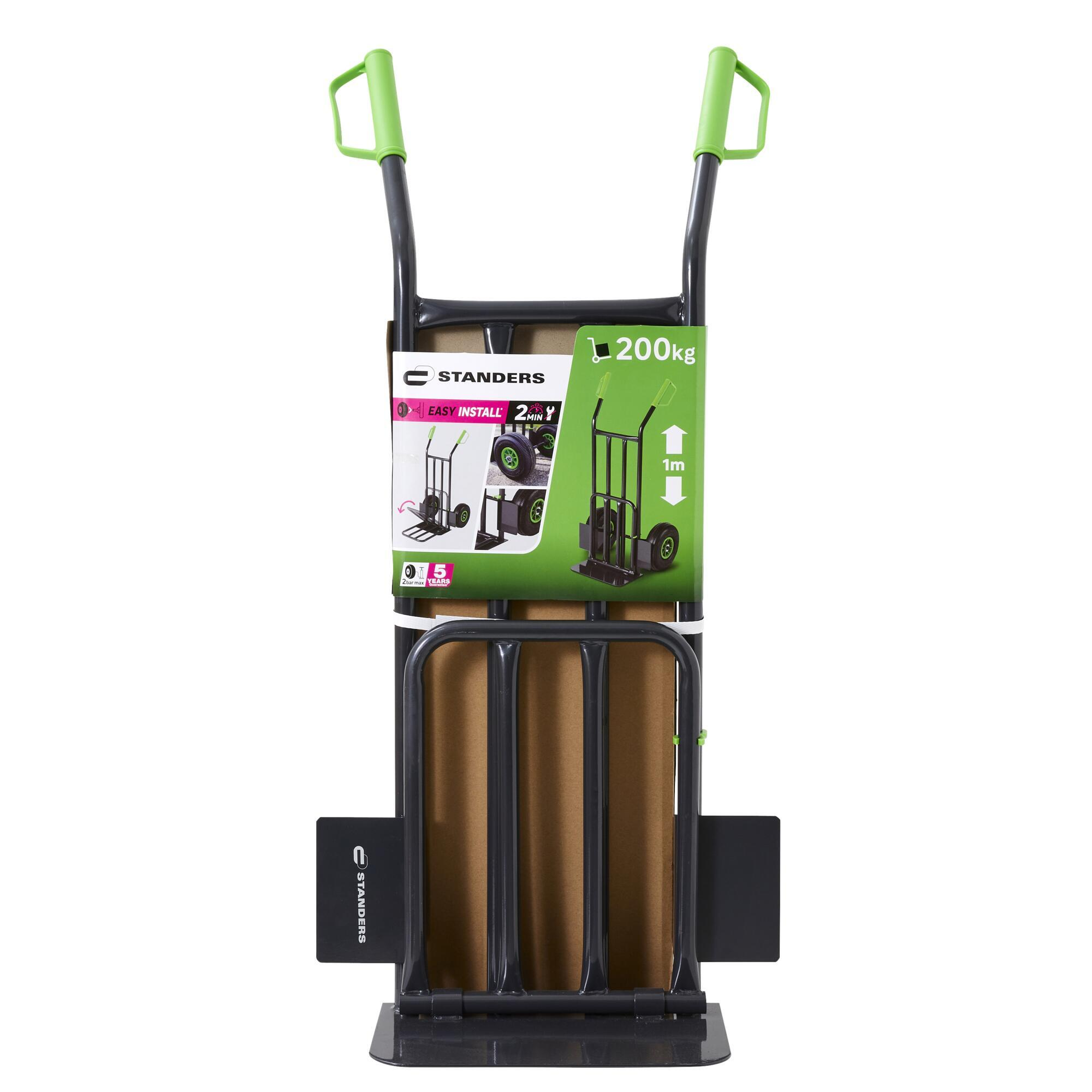 Carretilla rígida  ruedas inflable  200 kg de carga máx. STANDERS - 17