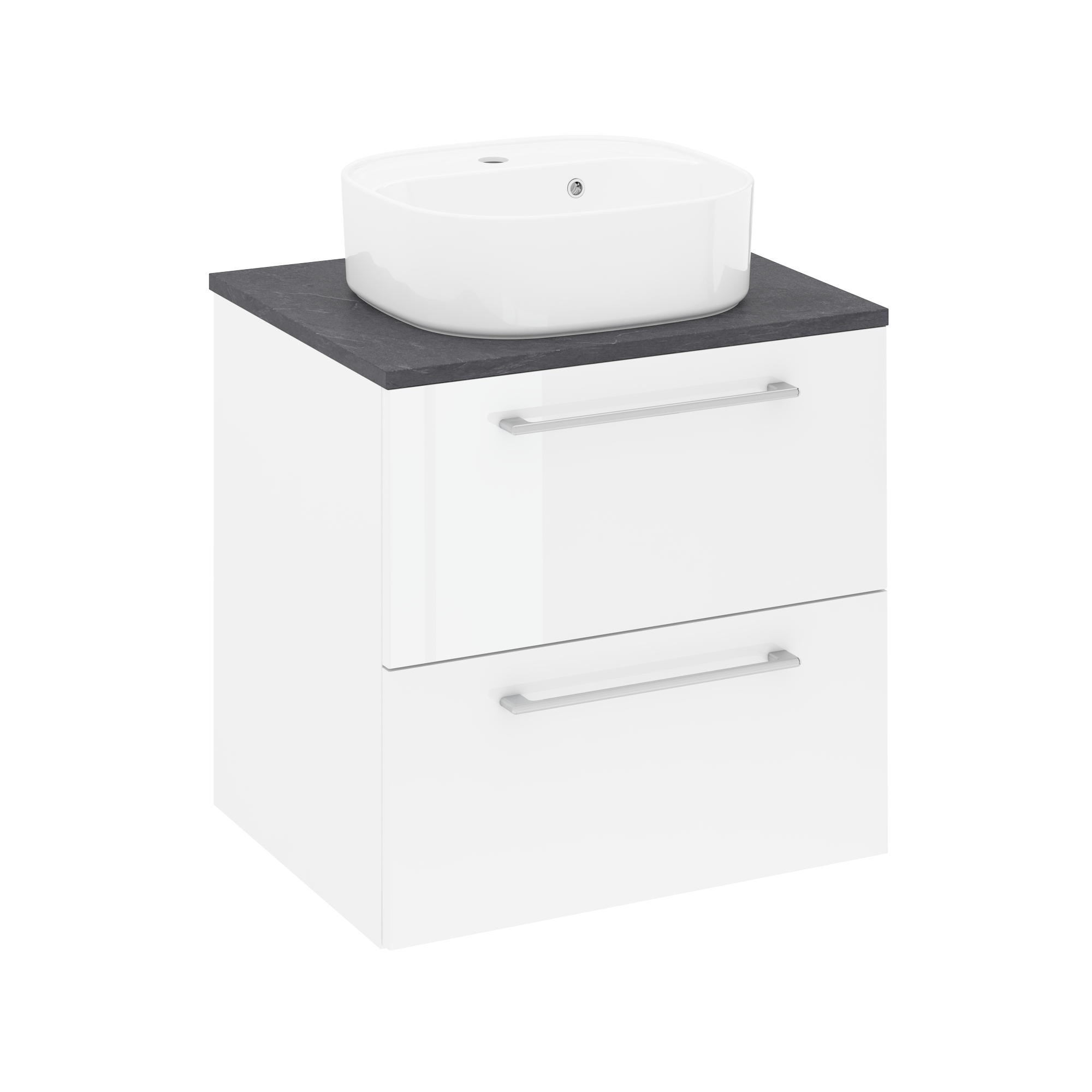 Lavabo da appoggio SENSEA rettangolare in ceramica L 42.9 x H 16 x P 39.7 cm bianco lucido piletta non inclusa - 15