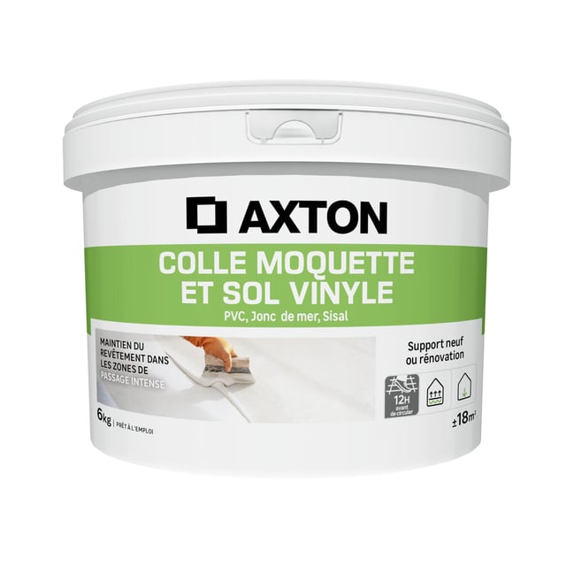 Colle pour moquette sol vinyle AXTON beige 6KG