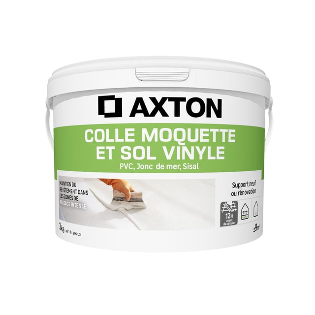 Colle pour moquette sol vinyle AXTON beige 3KG