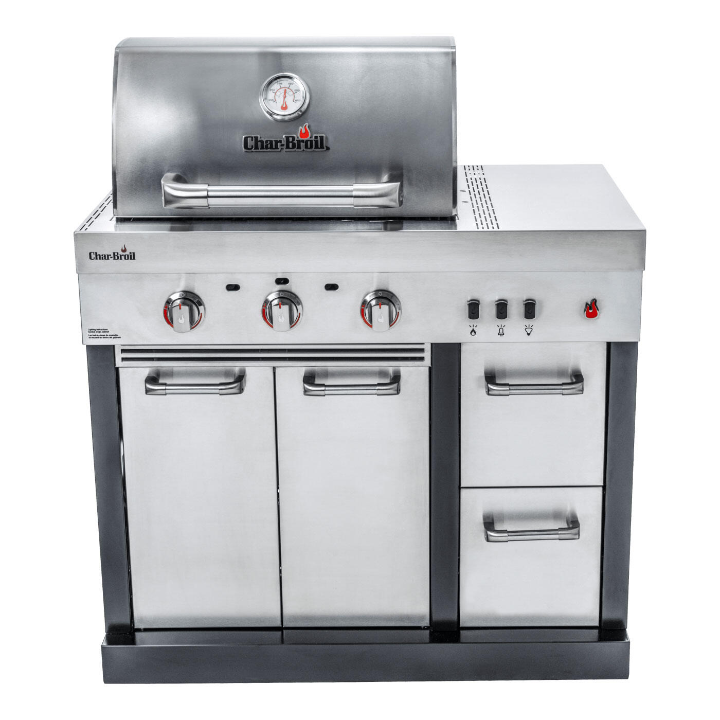 Cucina da esterno Ultimate  CHAR-BROIL 3 bruciatori  L 63.5 x H 123.5 cm - 5