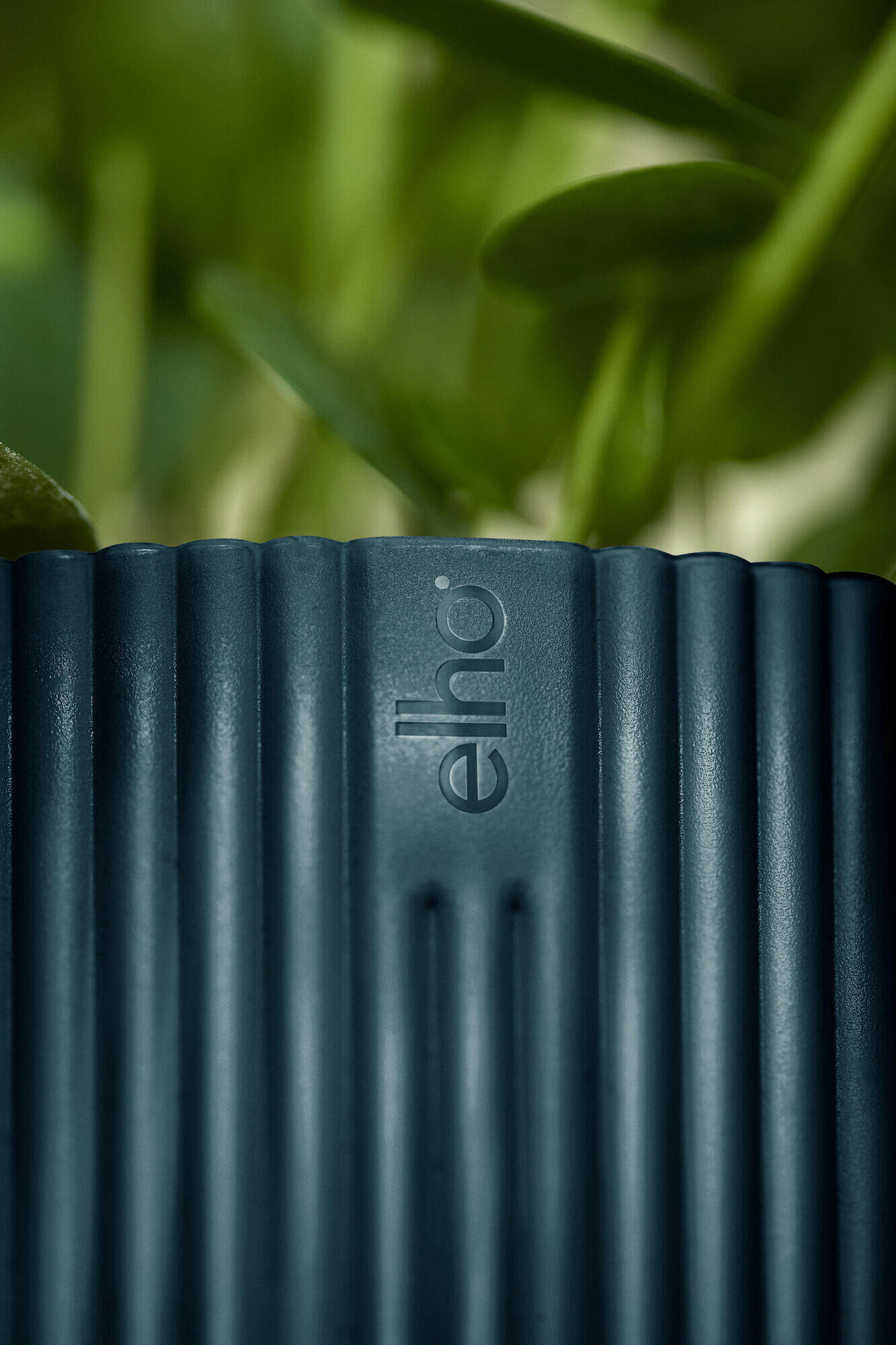 Pot de fleur rond ELHO D.22 x H.20.2 cm bleu clair - 10