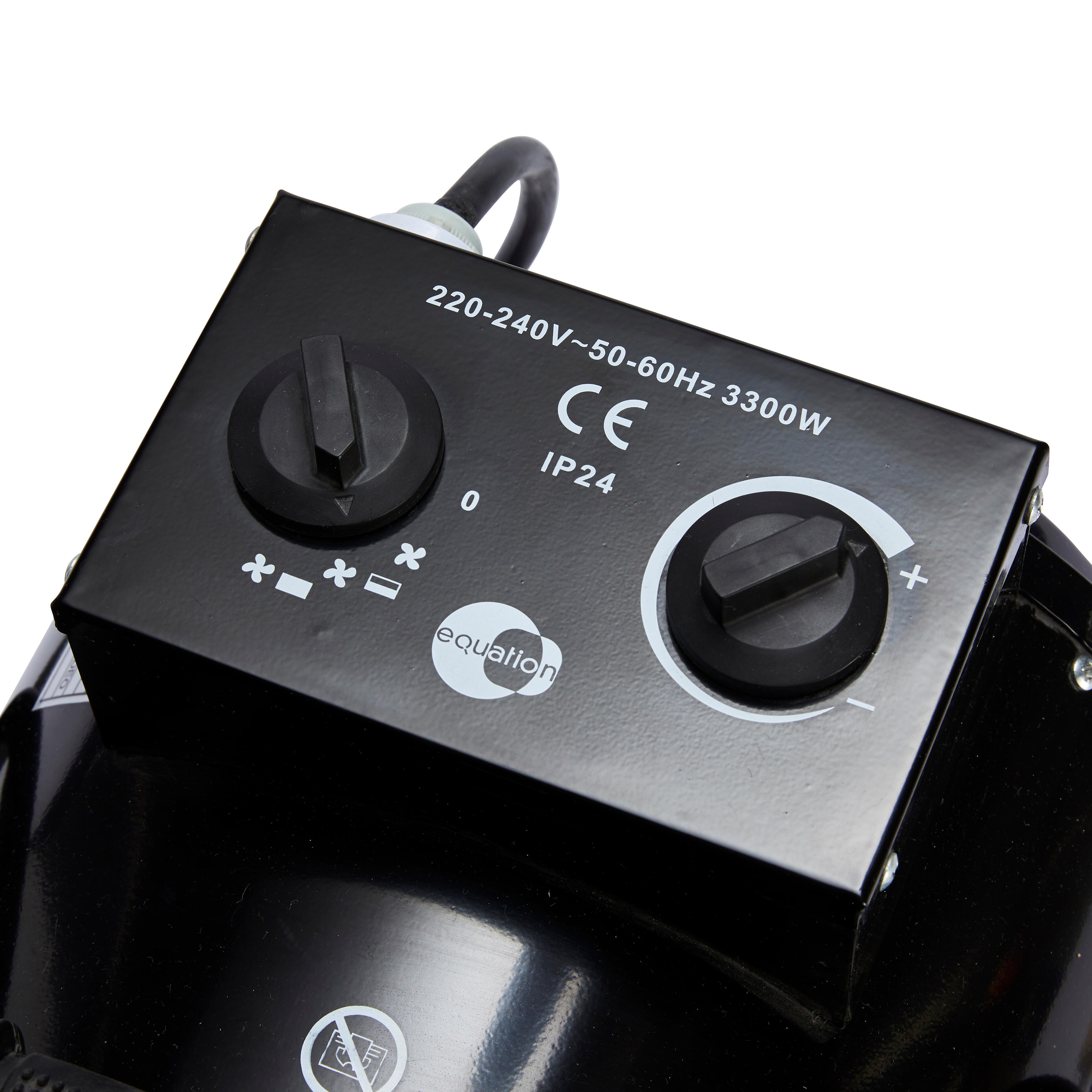 Calefactor para taller EQUATION 3300w color negro - 4