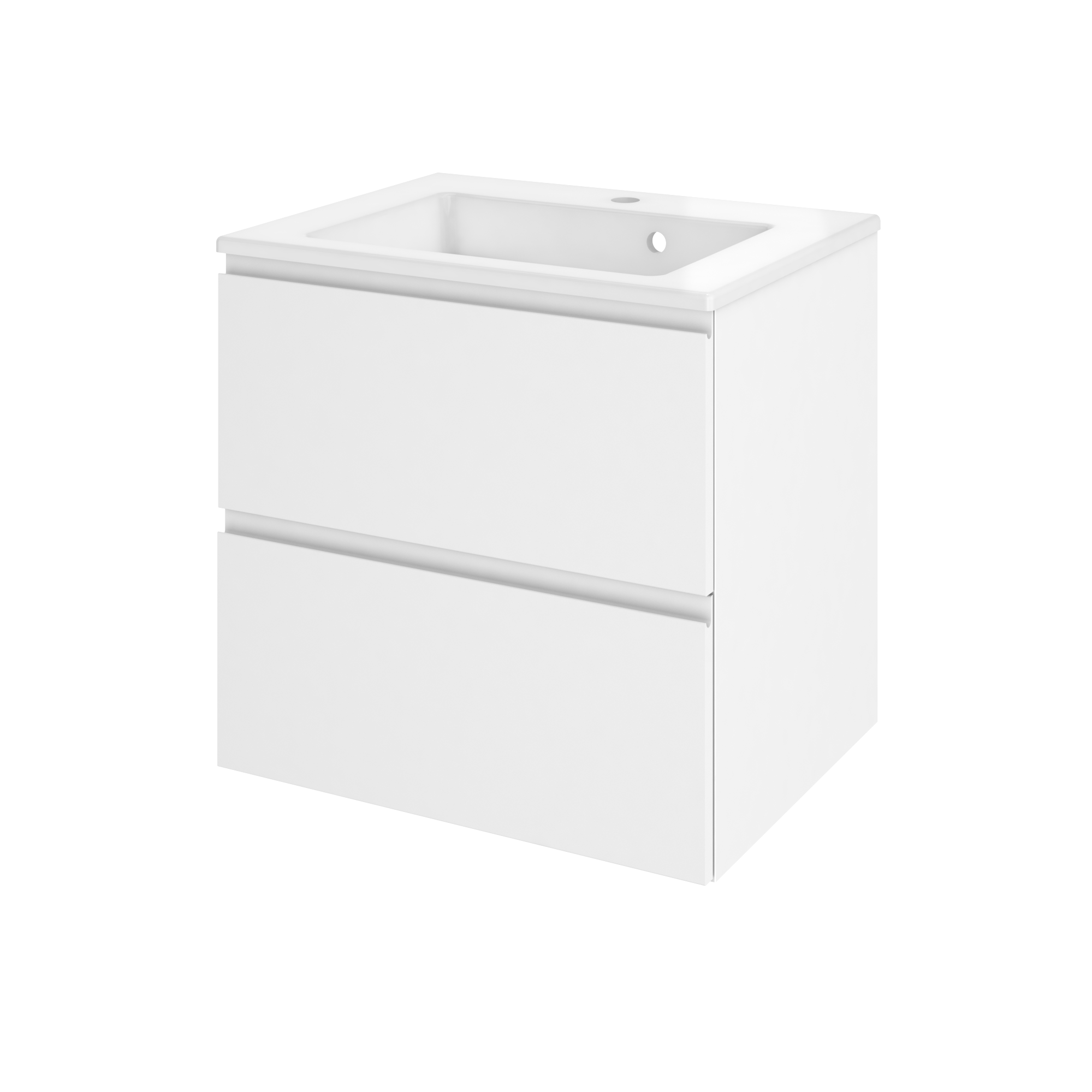 Szafka pod umywalkę Remix Biały Mat 60 Sensea - 11