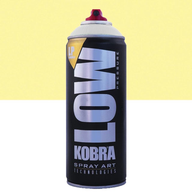Smalto spray con solvente NESPOLI Graffiti giallo chiaro opaco