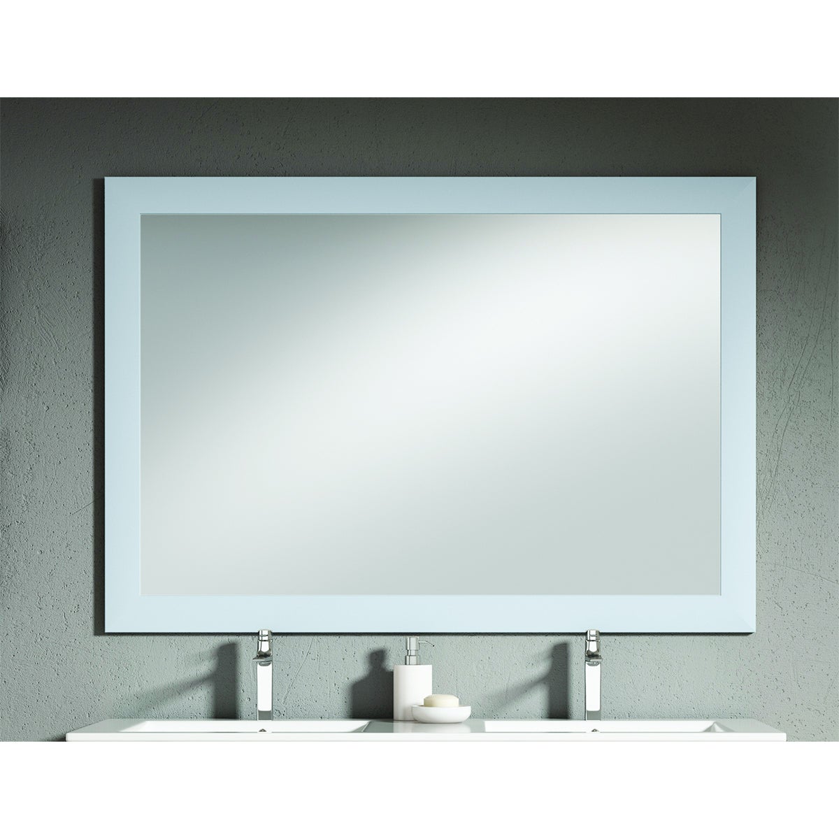 Specchio UNIKE rettangolare 100 x 80 cm - 3