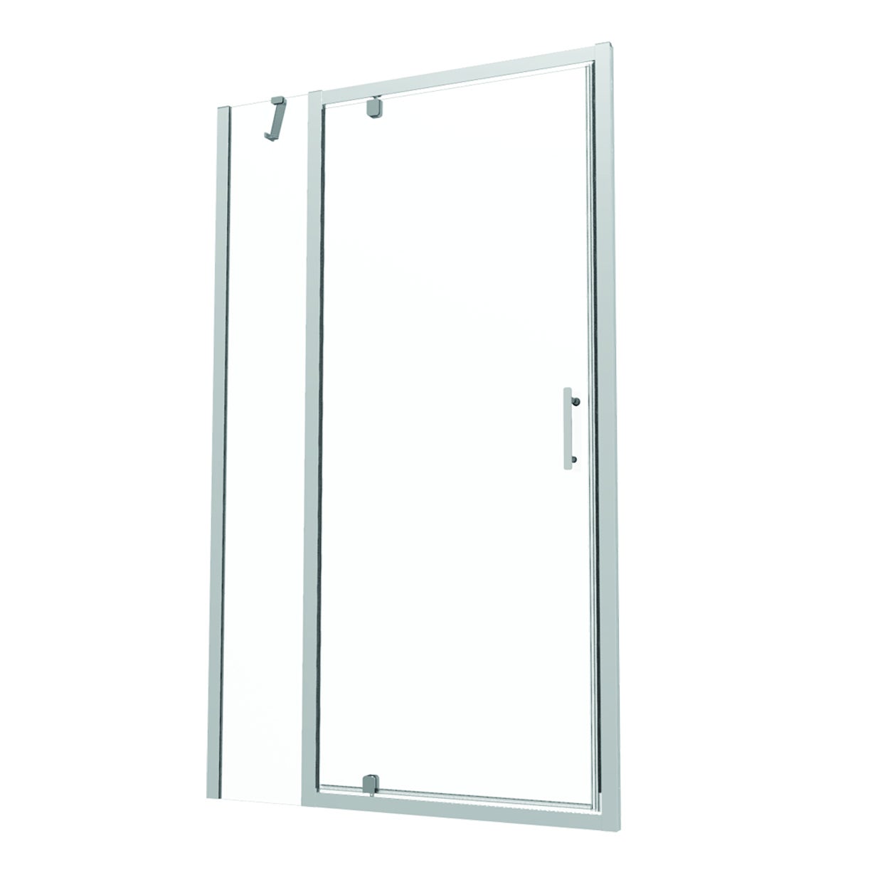 Porta doccia Verve, L 50 cm x H 190 cm x SP 6 mm, profilo cromo - 3