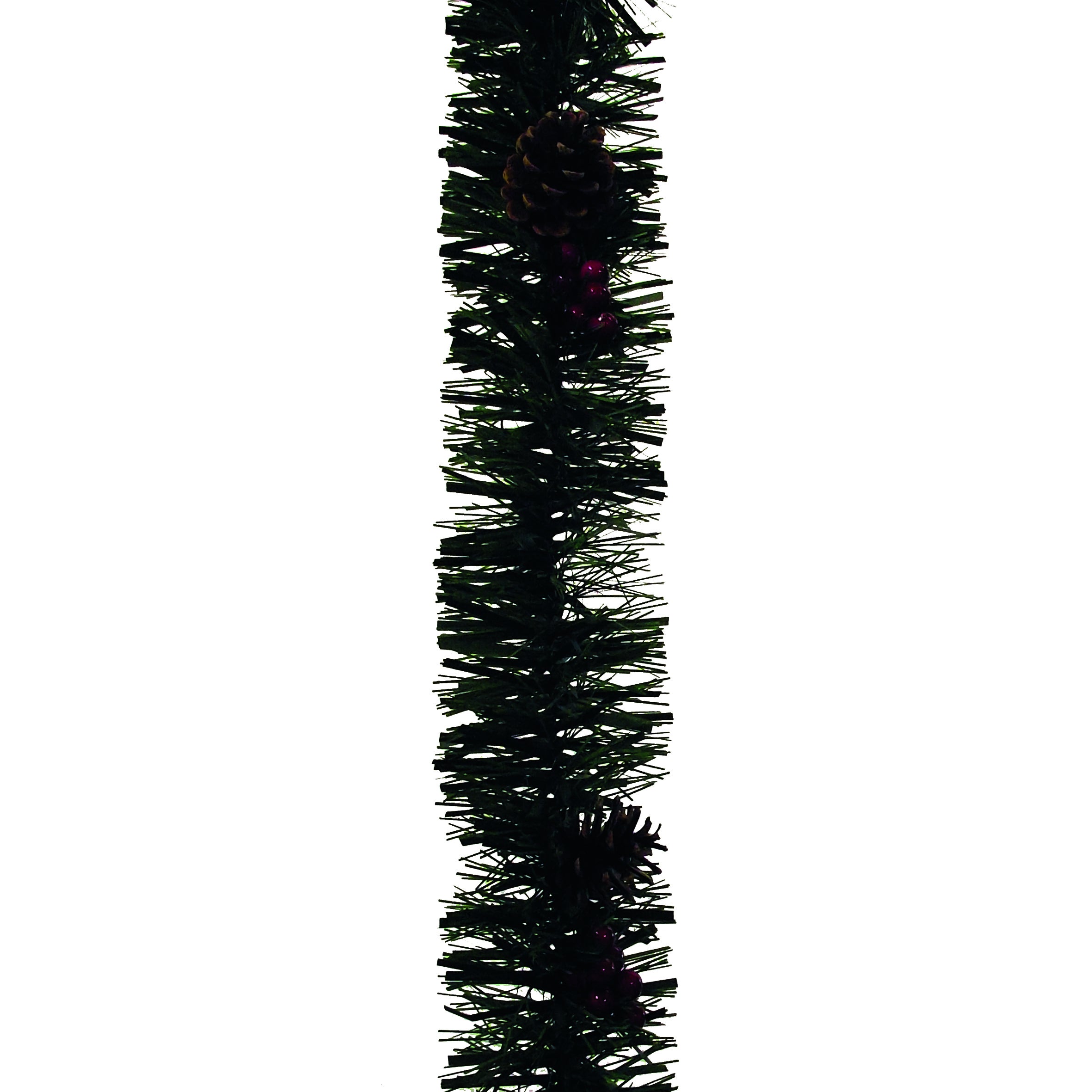 Ghirlanda decorativa natalizia verde L 250 cm - 3