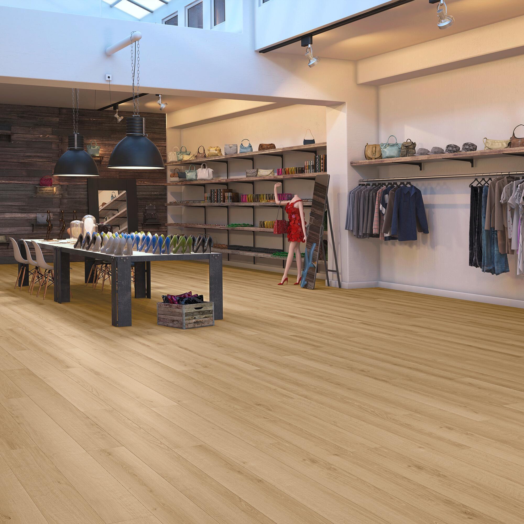 Panele podłogowe laminowane wodoodporne AC5 10 mm Artens Weenen naturalne drewno - 10
