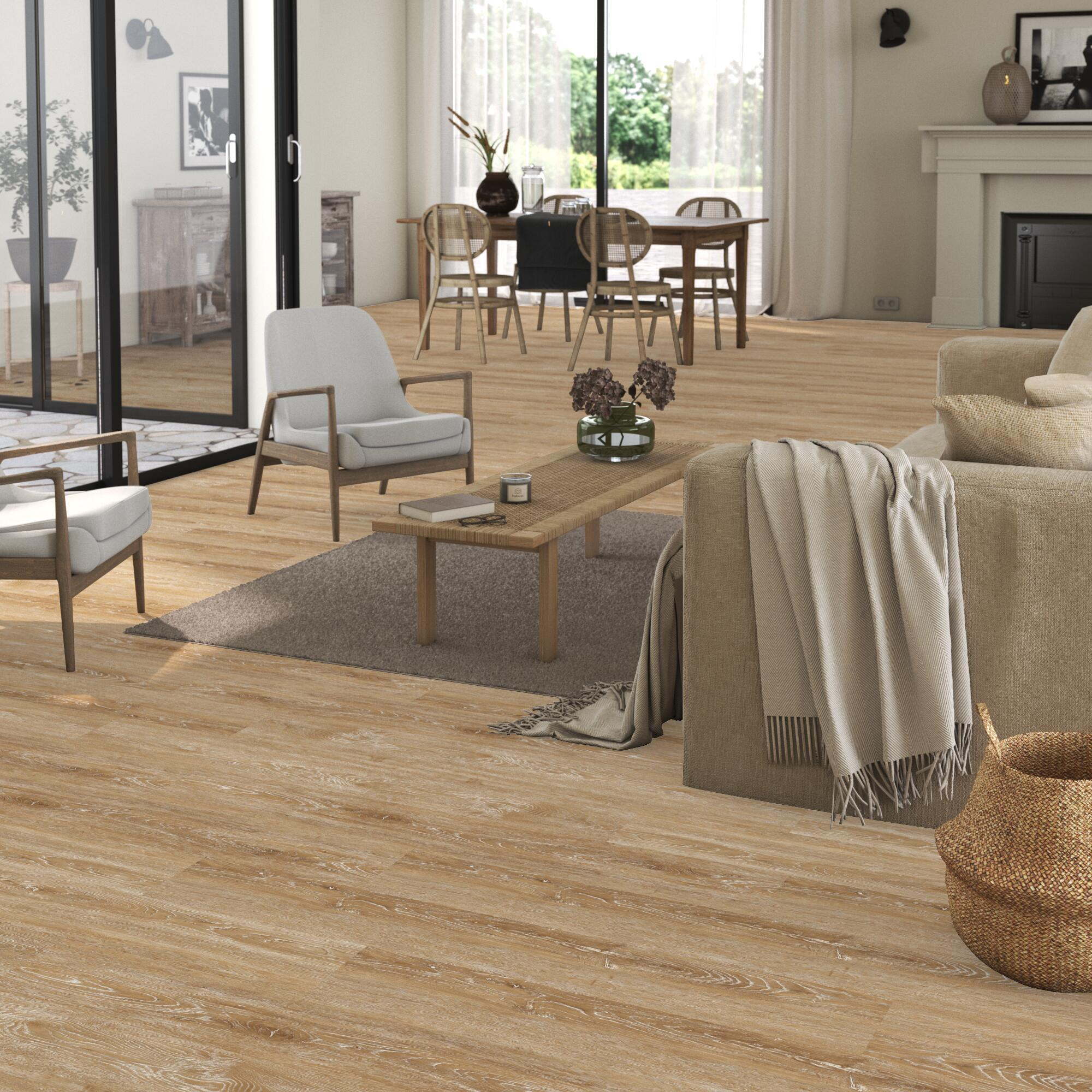 Lame PVC clipsable intenso ARTENS Wharton 2 bois naturel - 4