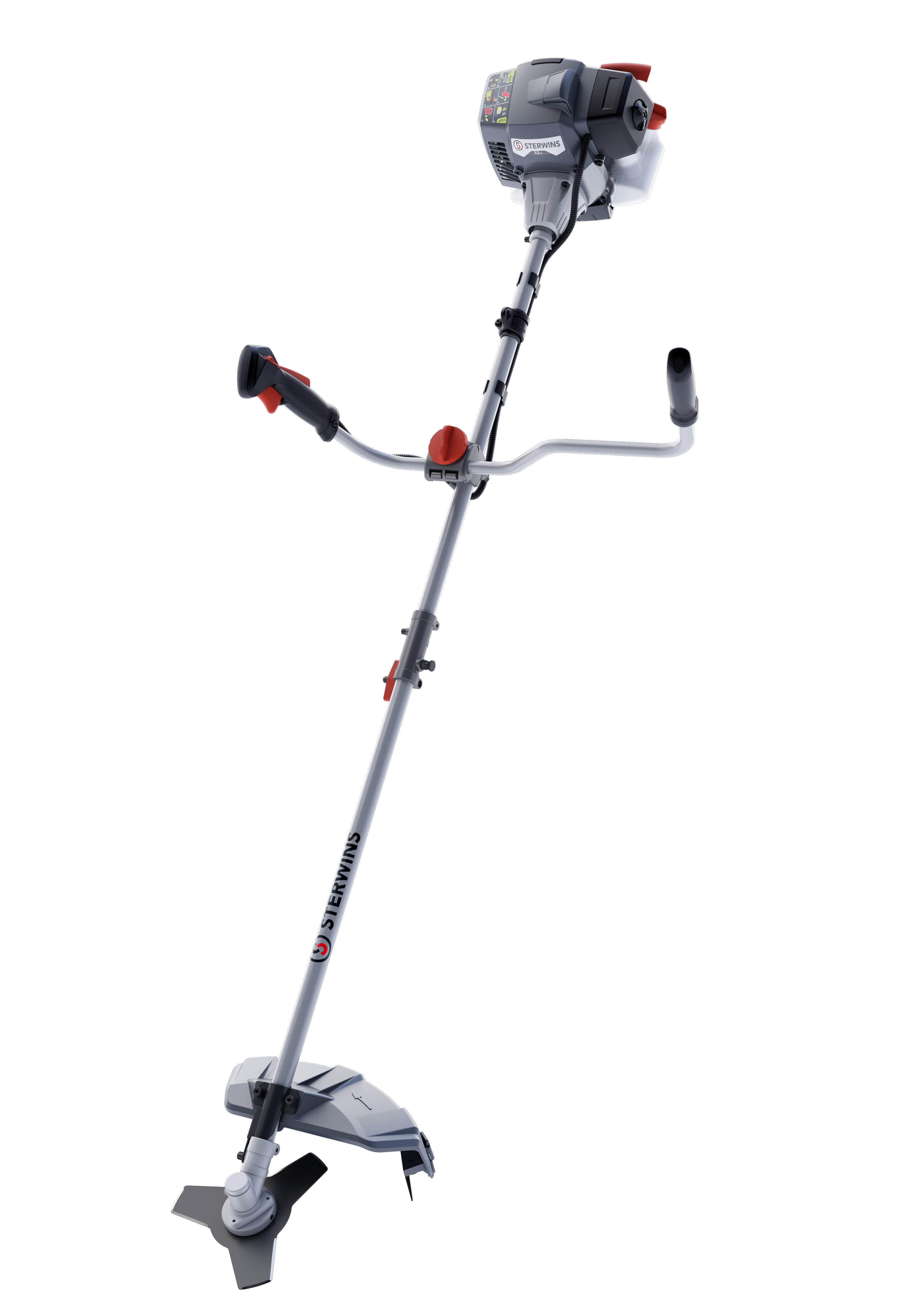 Sterwins 51,7 cm³ débroussailleuse thermique 2 CV puissance maximale grande surface terrain difficile usage intensif