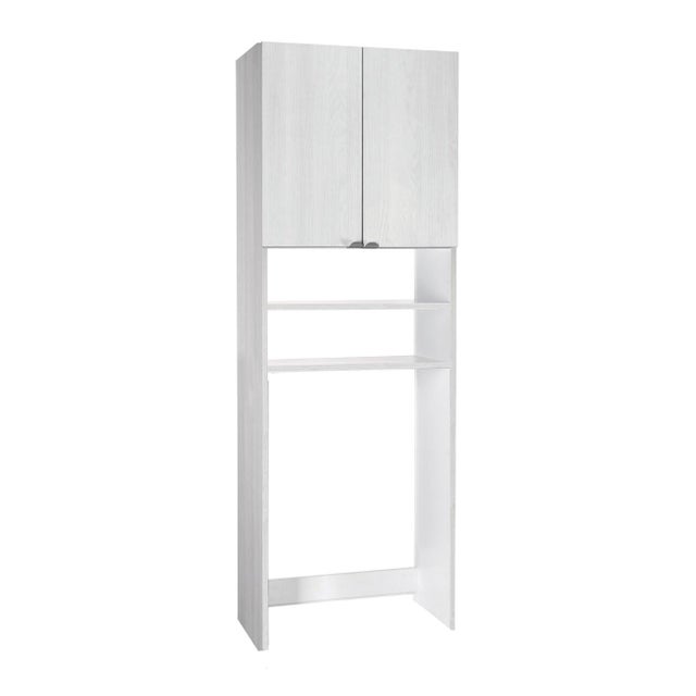 Mobile coprilavatrice Exe 2 ante in truciolare olmo perla P 26 x L 64 x H 190 cm