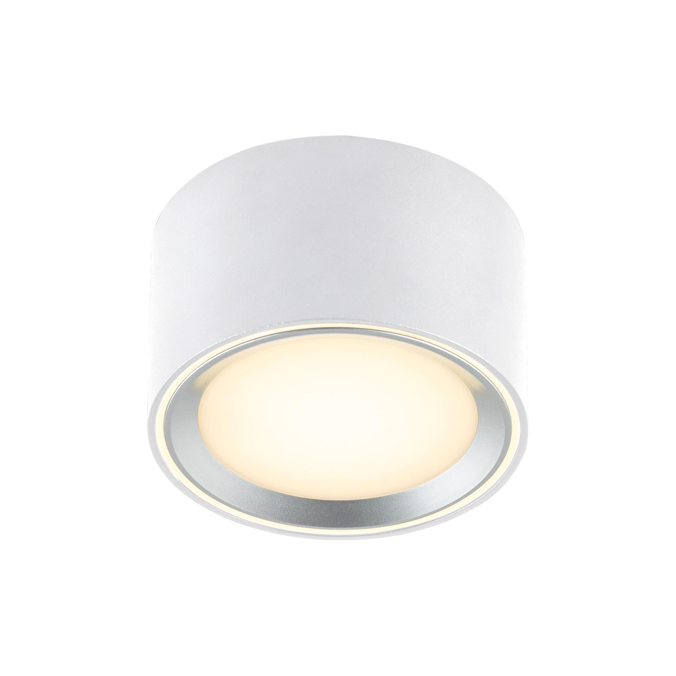 Kit 1 spot à fixer Led D.10 cm, blanc chaud, blanc INSPIRE Oberon - 3