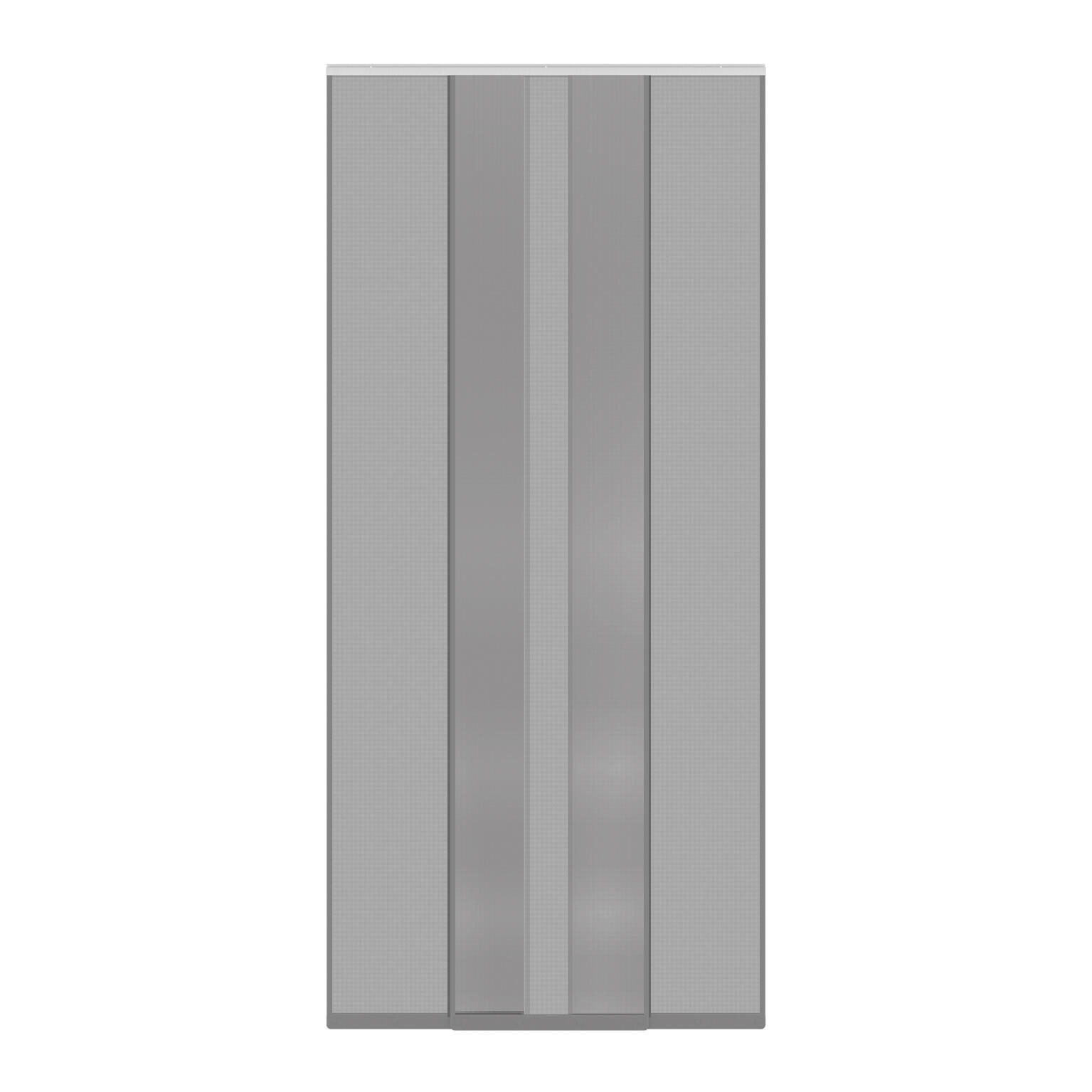 Moustiquaire H.230 x l.100 cm 3 bandes verticales/porte MOUSTIKIT CONFORT gris - 6