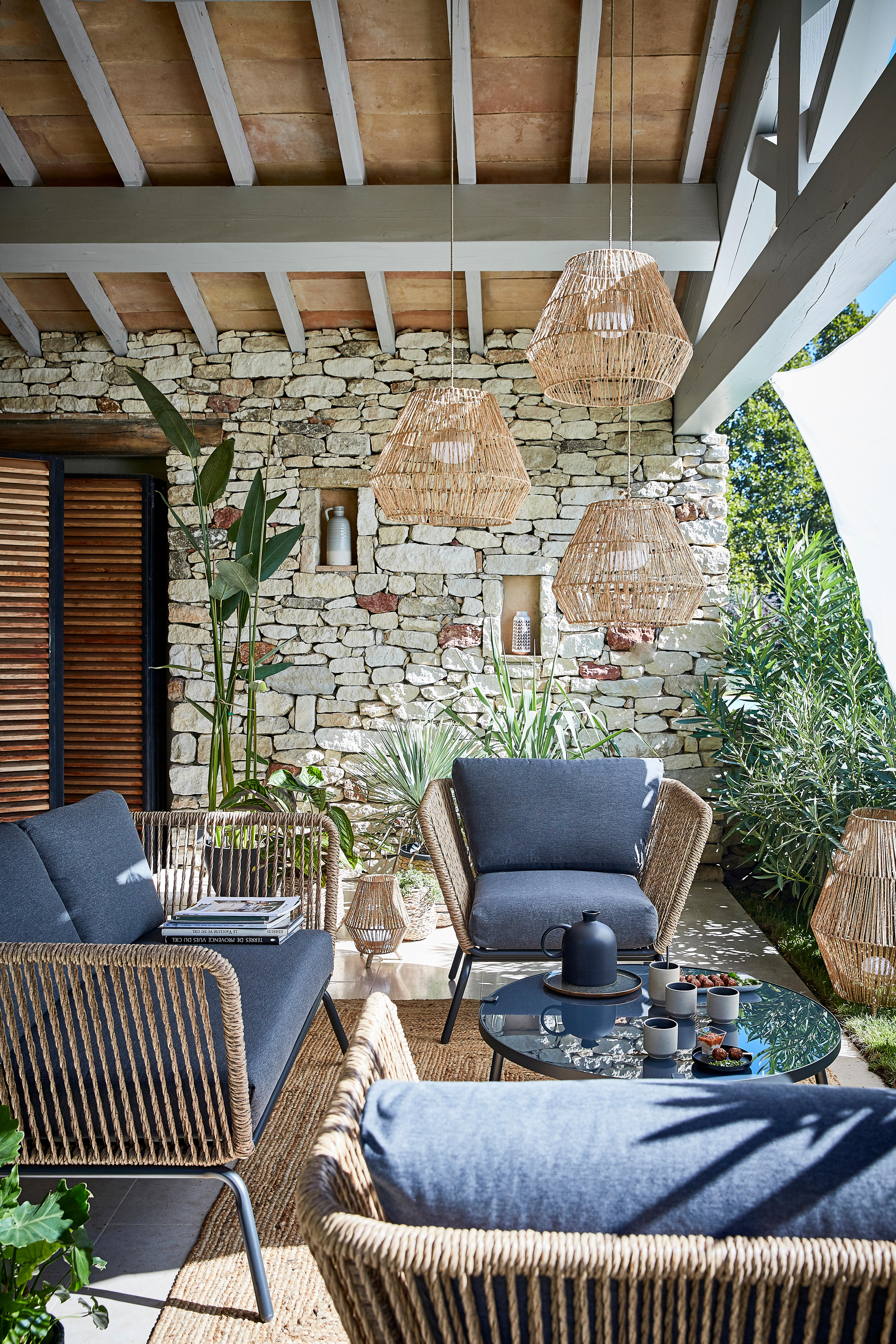 Vela ombreggiante triangolare bianco 360 x 360 cm - 3