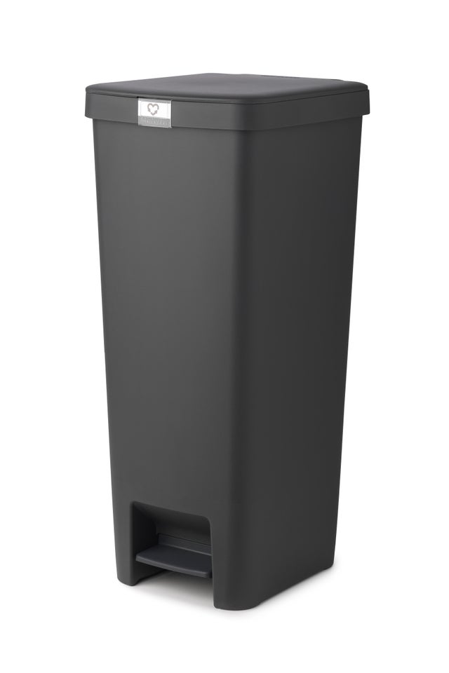 Balde de lixo BRABANTIA STEPUP 40L CINZA ESCURO