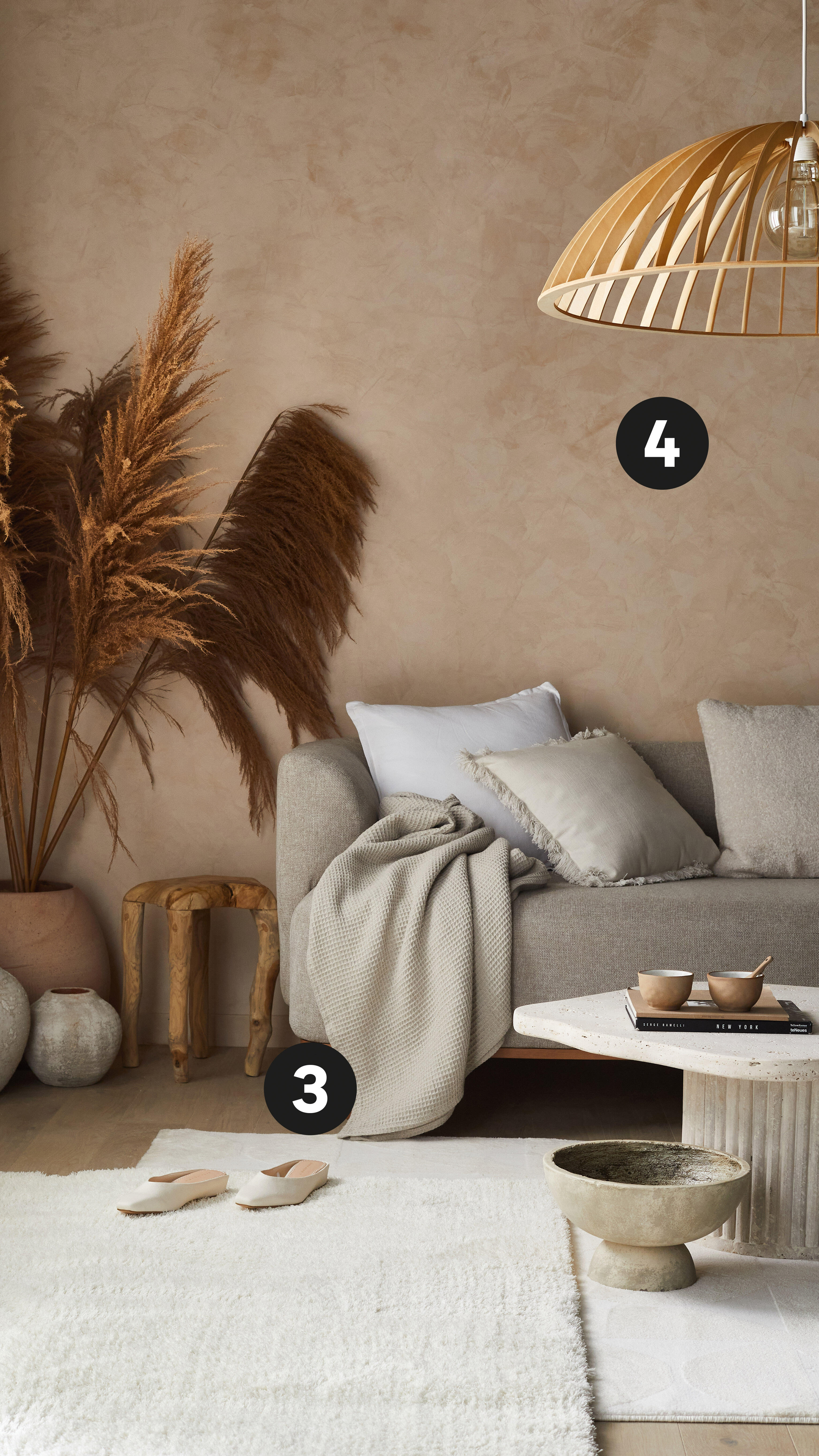 Coussin Leya, 100% coton biologique, blanc l.45 x H.45 cm INSPIRE - 5