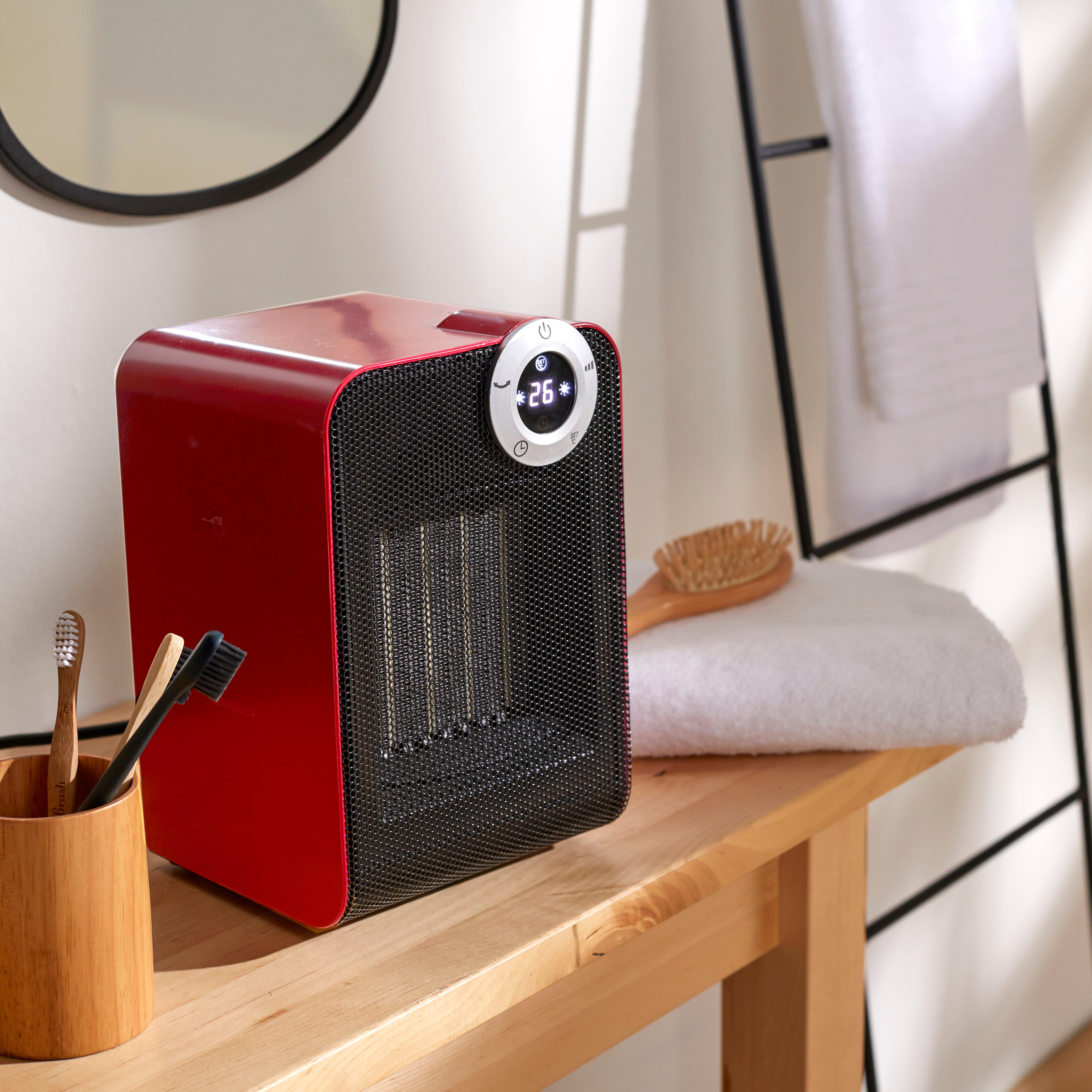 Radiateur soufflant céramique mobile électrique CLASS 3 1800 W Equation rouge - 4