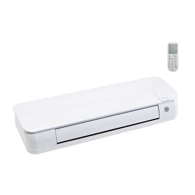 Termoventilatore ceramico mobile EQUATION Clam bianco 2000 W