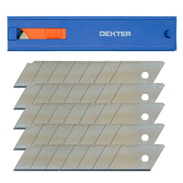 Lama di ricambio a spezzare per cutter DEXTER in SK5 25 mm, 5 pezzi