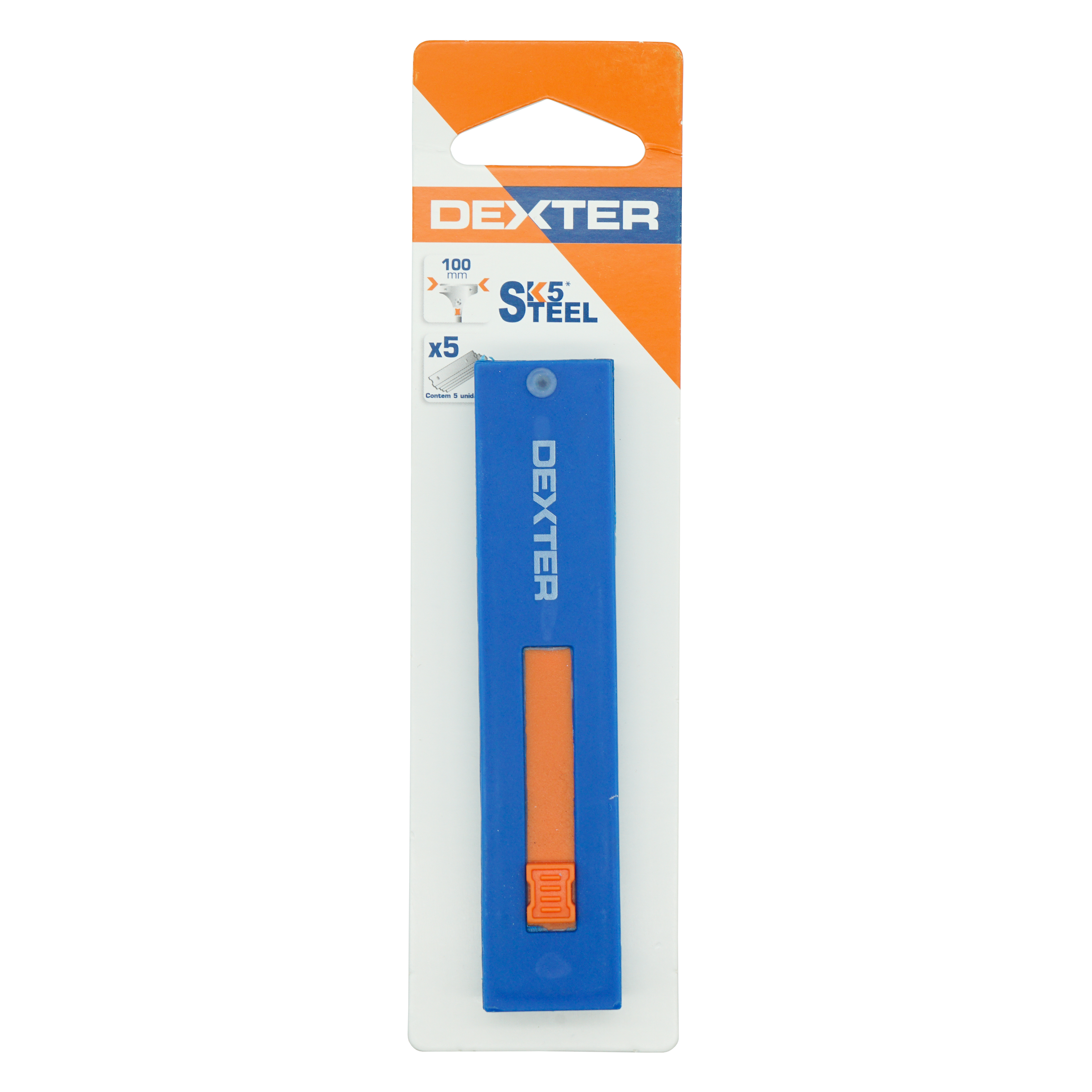 5 Lâminas para raspador DEXTER 100MM - 3