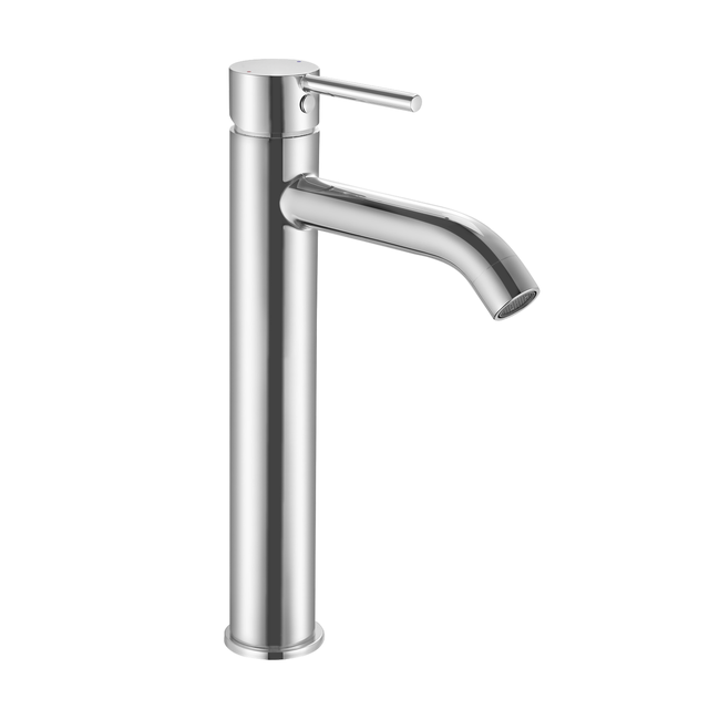 Grifo de lavabo SENSEA Mia monomando caño alto cromo brillo. Latón