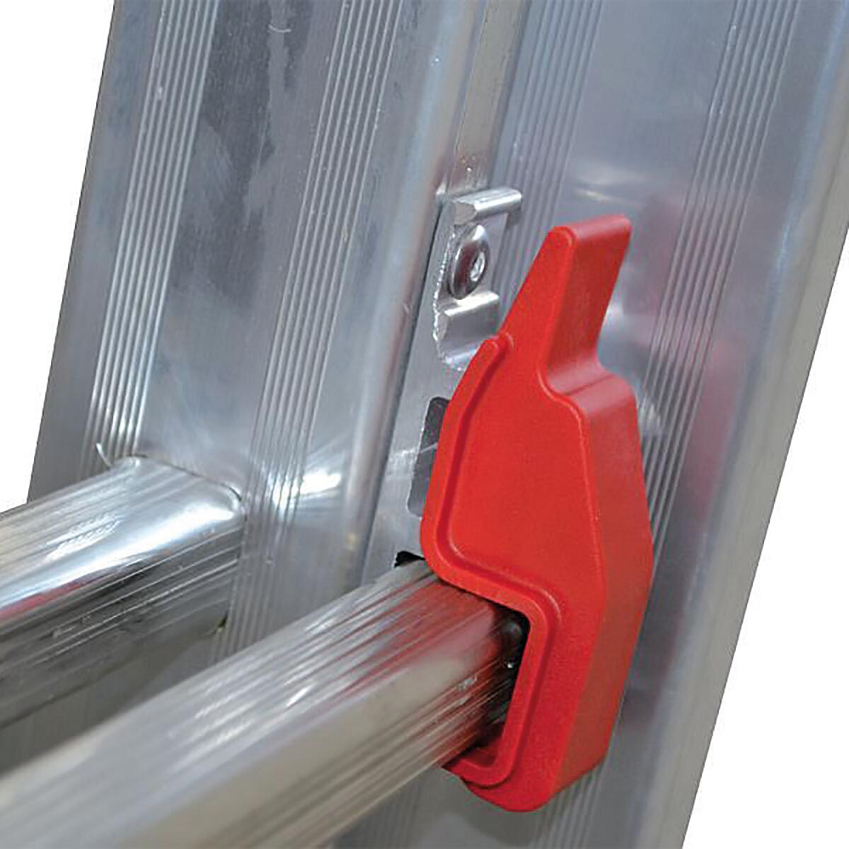 Scala a sfilo FACAL Stilo in alluminio 3 rampe da 9 gradini portata massima 150 kg EN 131 con barre stabilizzatrici per lavori fino a 6.8 m - 4