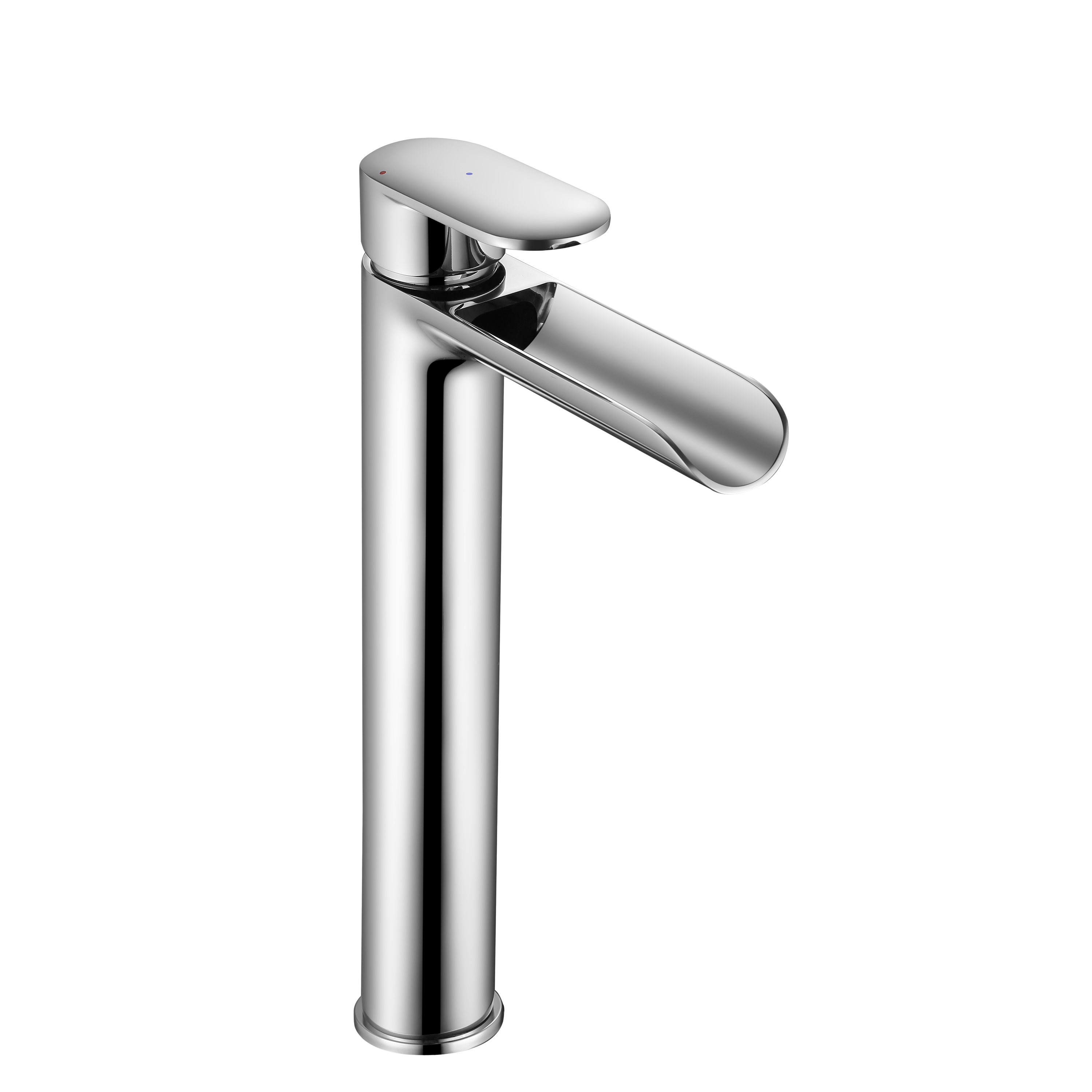 Rubinetto per lavabo getto a cascata d'acqua Icone cromato lucido SENSEA H 31 cm - 9